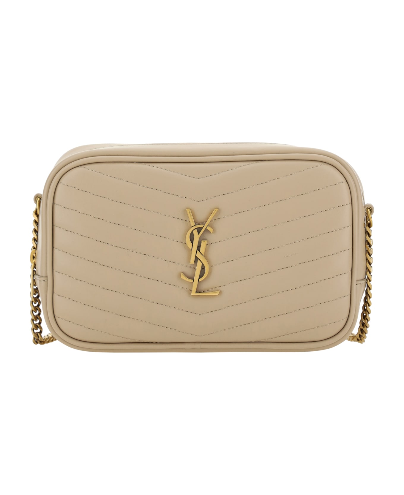 Saint Laurent Lou Shoulder Bag - DOVE