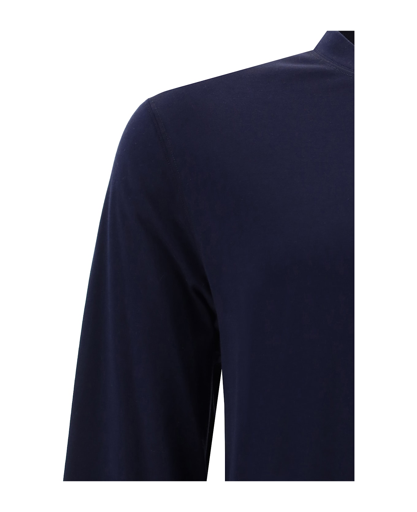 Brunello Cucinelli Long Sleeve Jersey - Cobalto