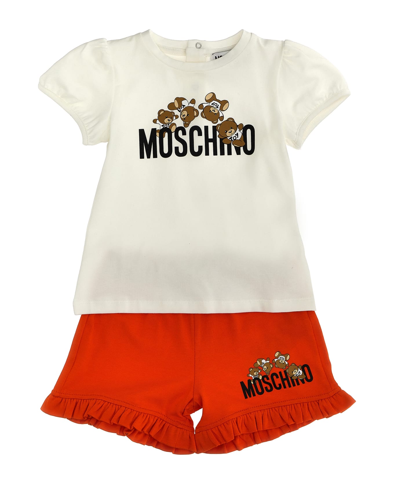 Moschino T-shirt + Shorts - Pink ワンピース＆ドレス