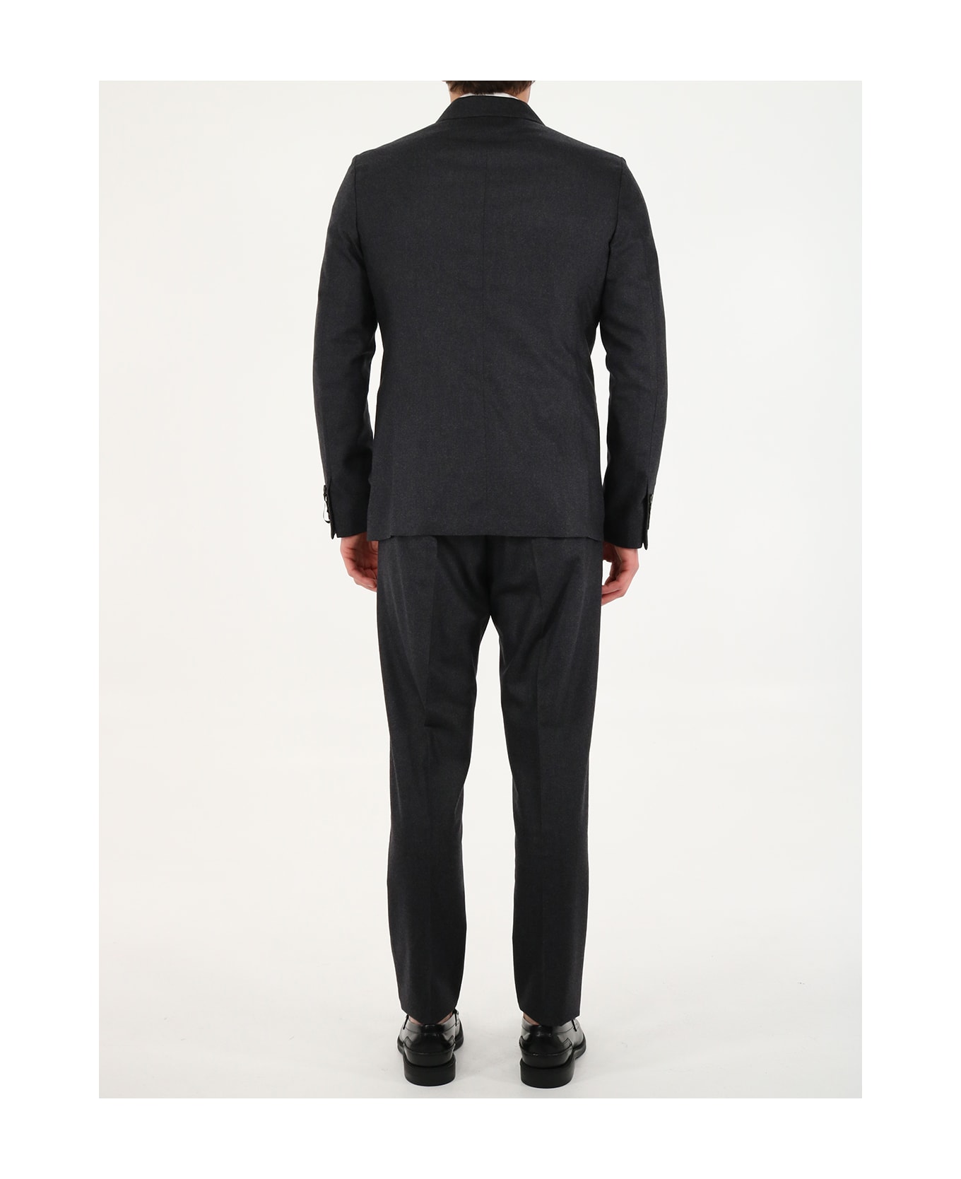 Tonello Anthracite Wool Suit - GREY