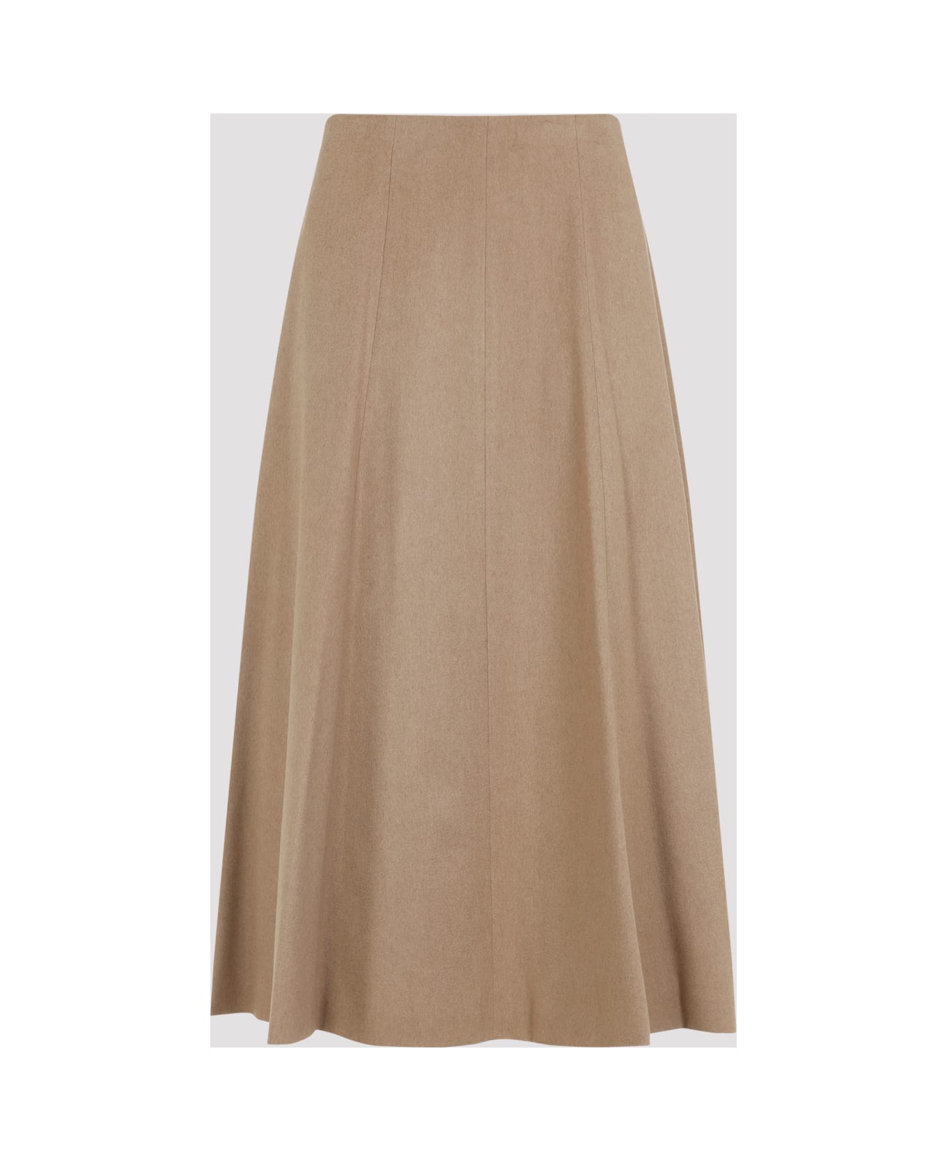 Max Mara Geneve Midi Full Skirt - Cammello