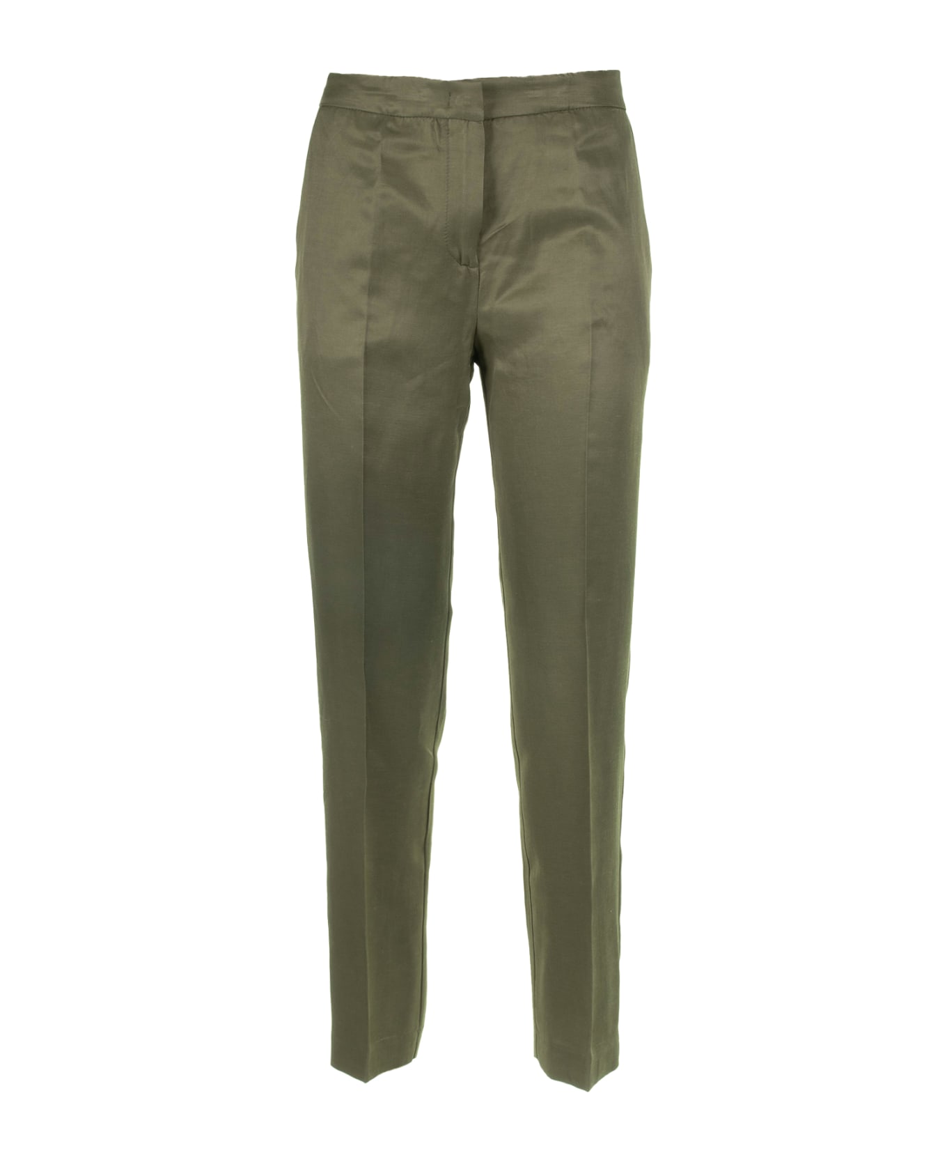 Kaos Military Green Slim Trousers - MILITARE