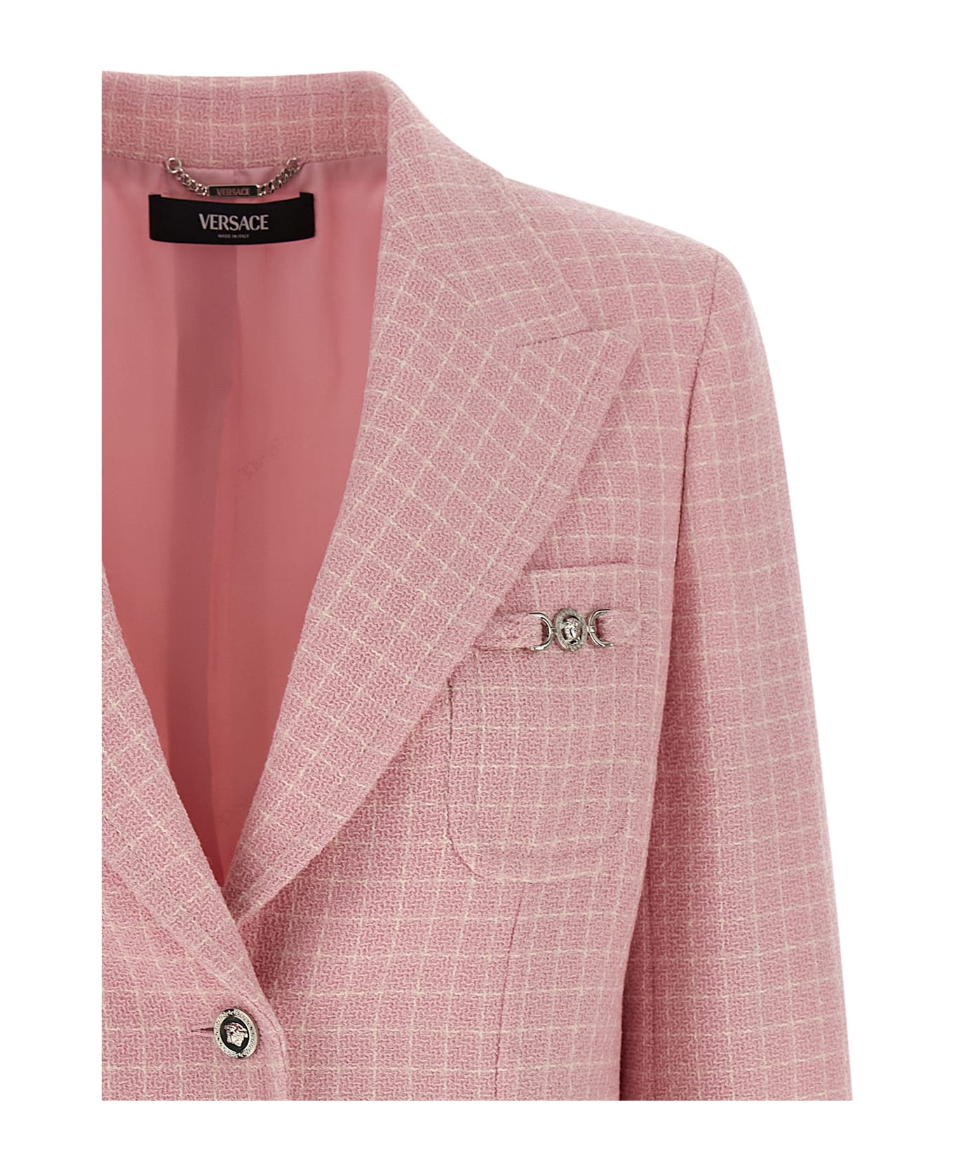 Versace Blazer Check - Pink