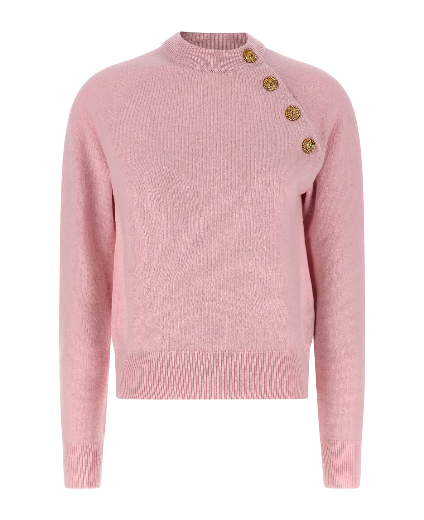 Balmain Cashmere Sweater - Pink