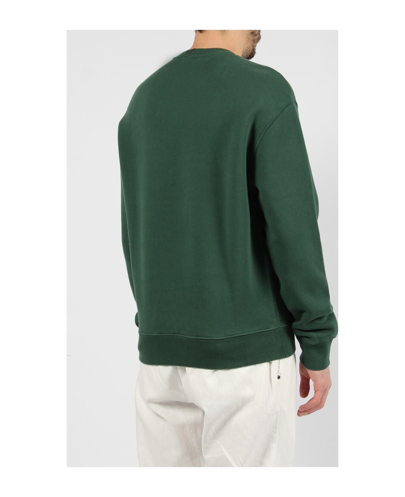 Maison Kitsuné Bold Fox Head Patch Comfort Sweatshirt - Green フリース