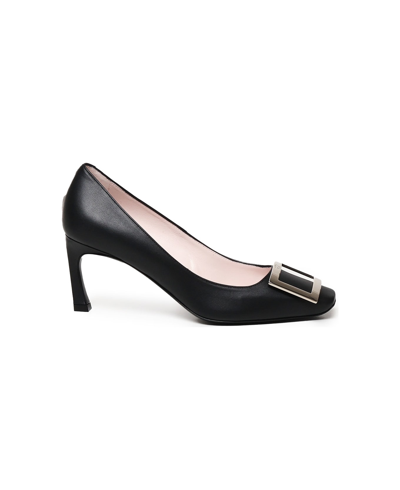 Roger Vivier Trompette Pumps In Leather - Black
