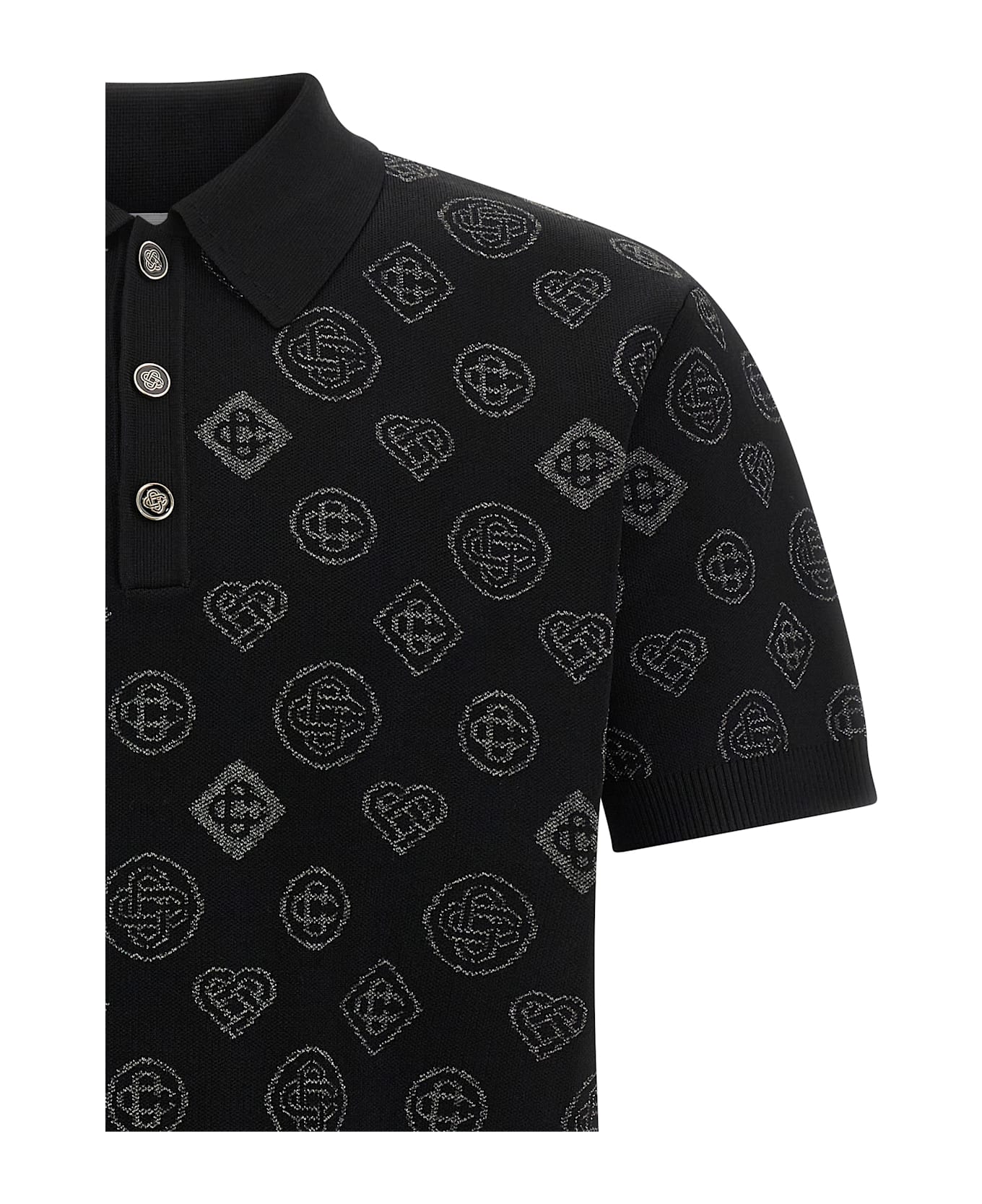 Casablanca 
city
 Polo Shirt - Black  