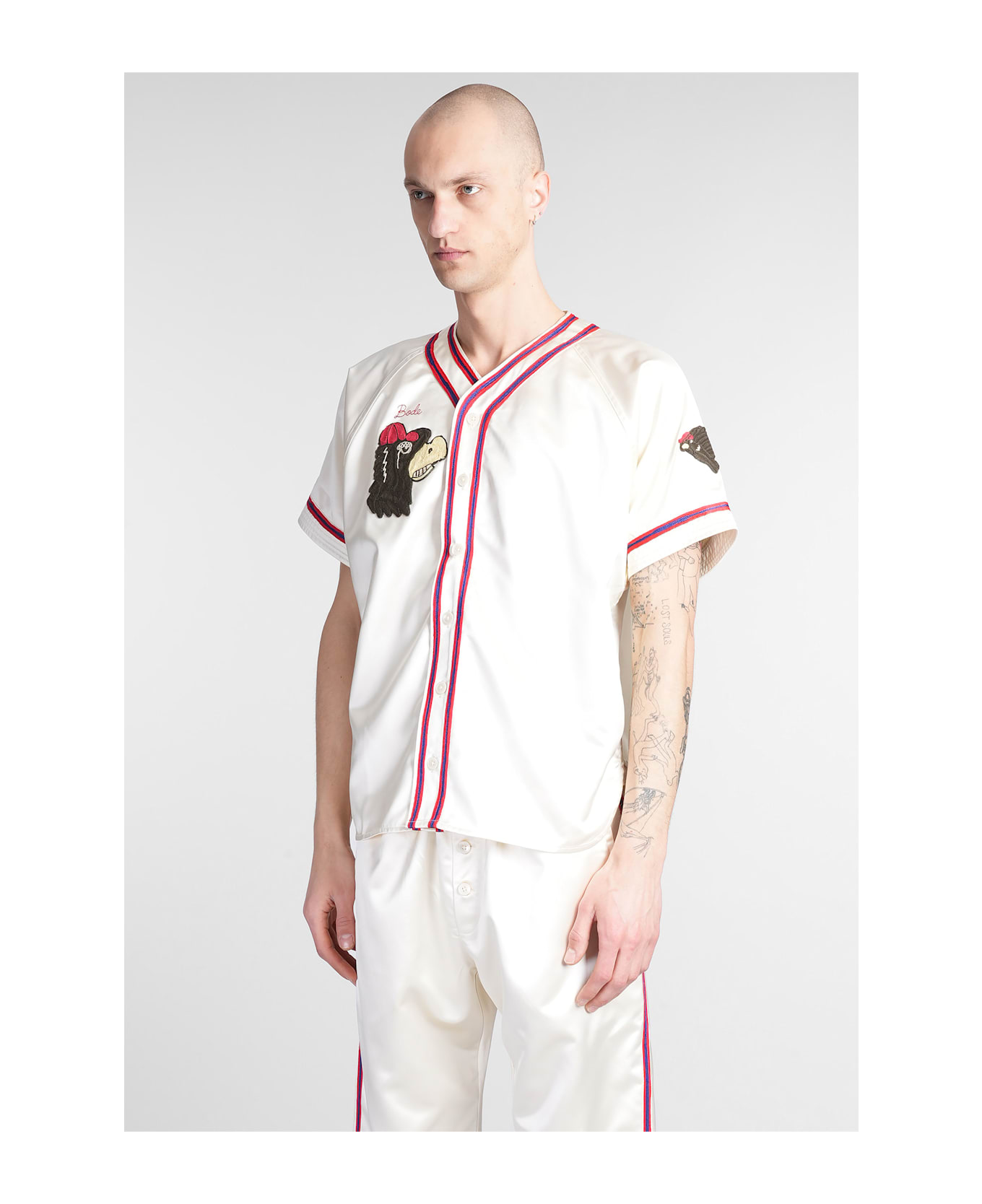 Bode Shirt In Beige Polyester - beige