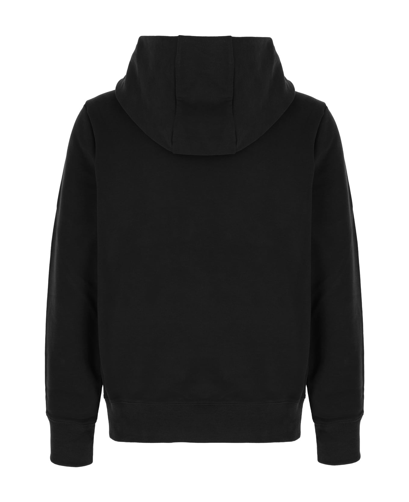 Moncler Black Cotton Sweatshirt - Nero