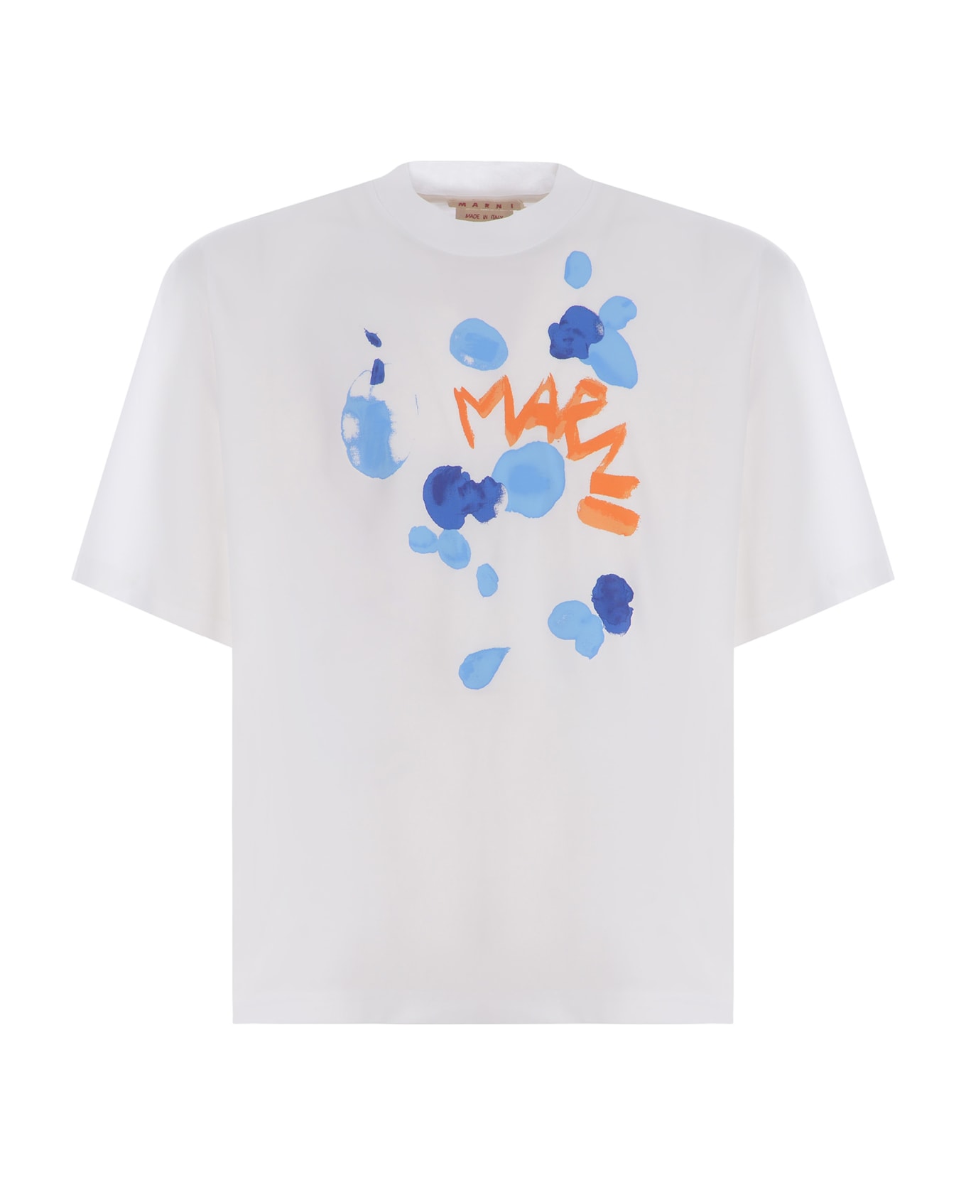 Marni Paint Logo T-shirt - White