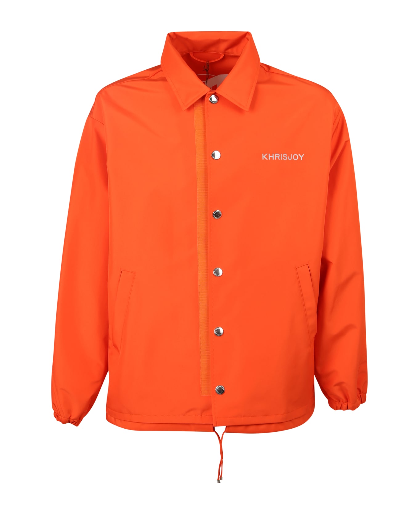 Khrisjoy Logo Jacket Bomber - Orange