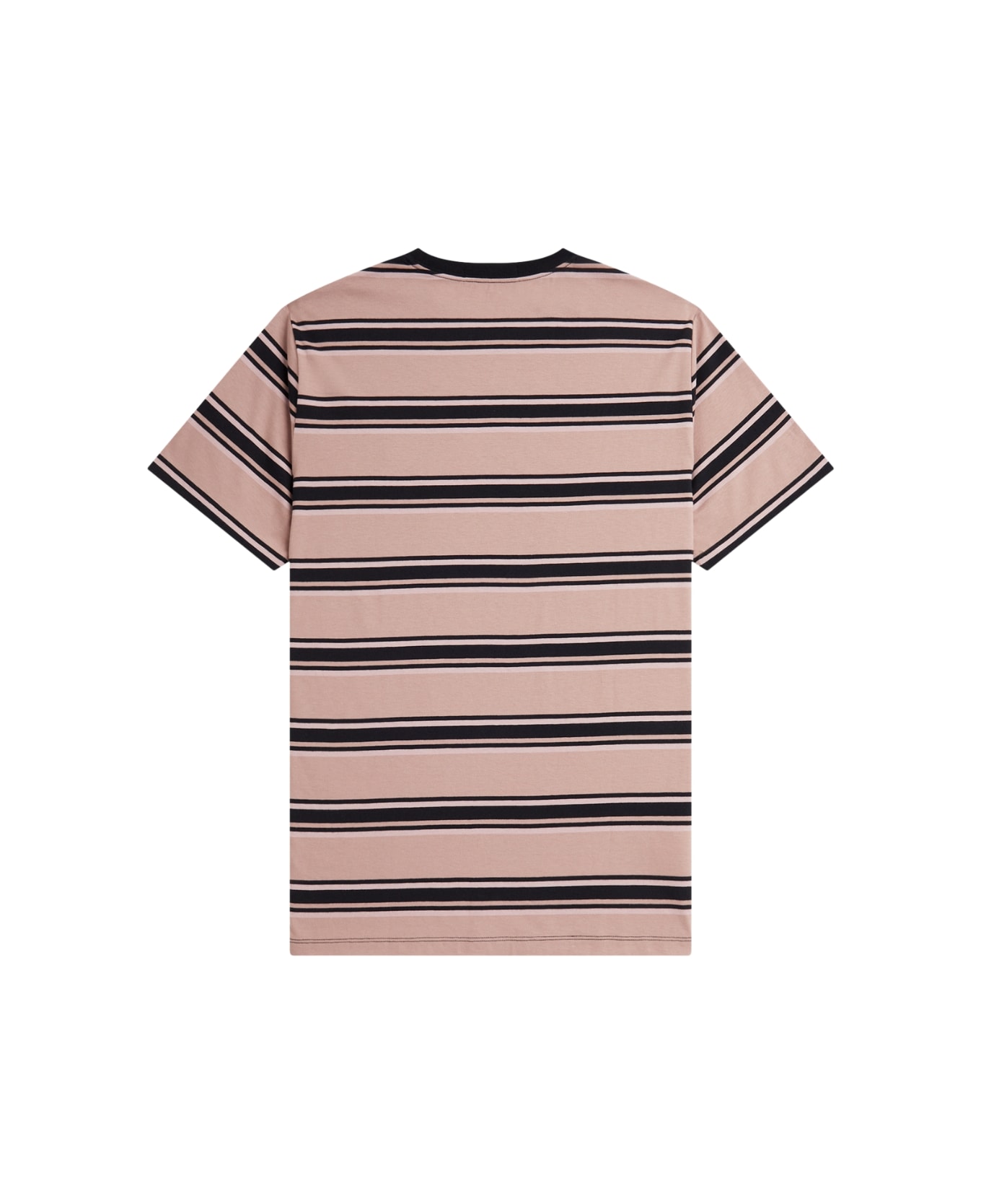Fred Perry Fp Stripe T-shirt - Dkpink Dustro Bk