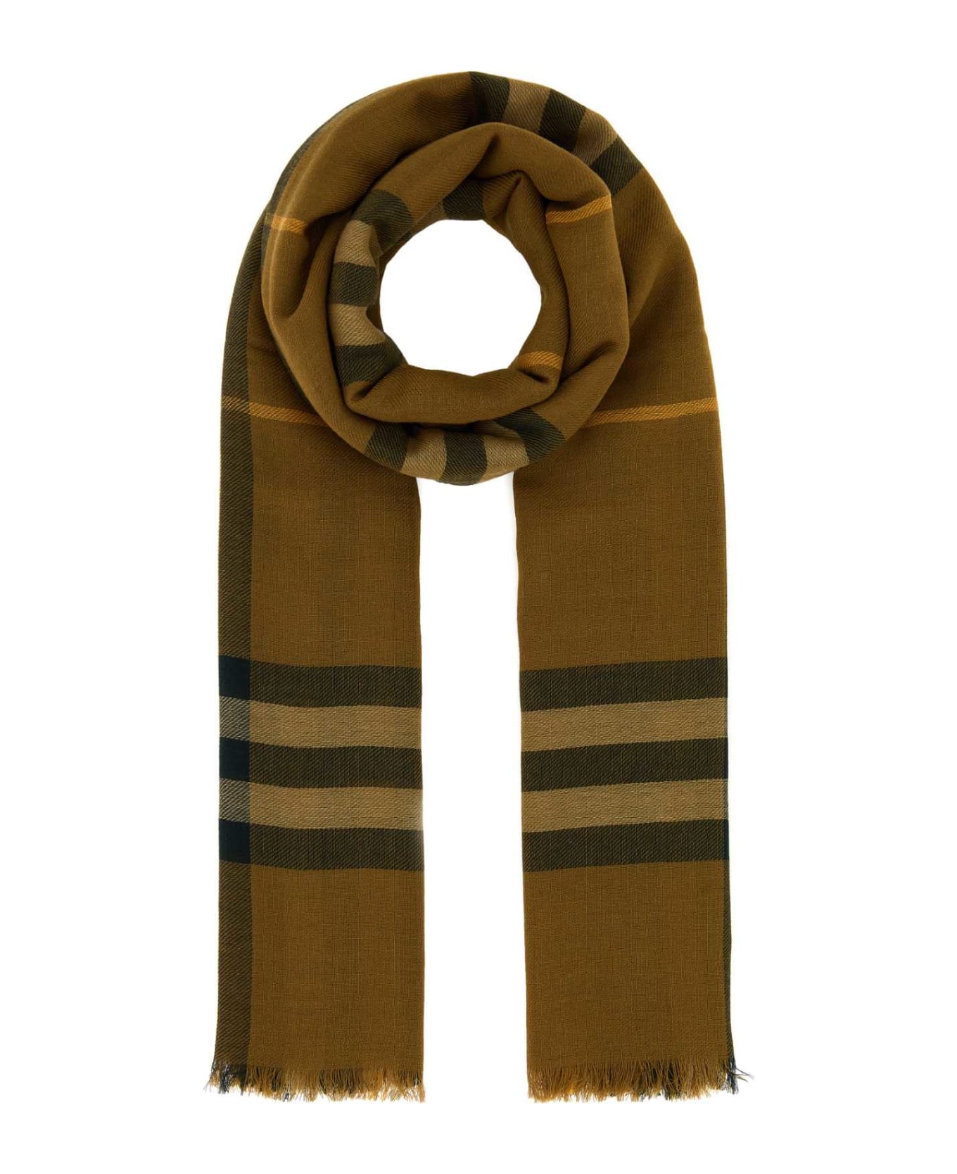 【関税&送料込】Burberry Embroidered Wool Scarf Burberry Embroidered Wool Scarf | italist