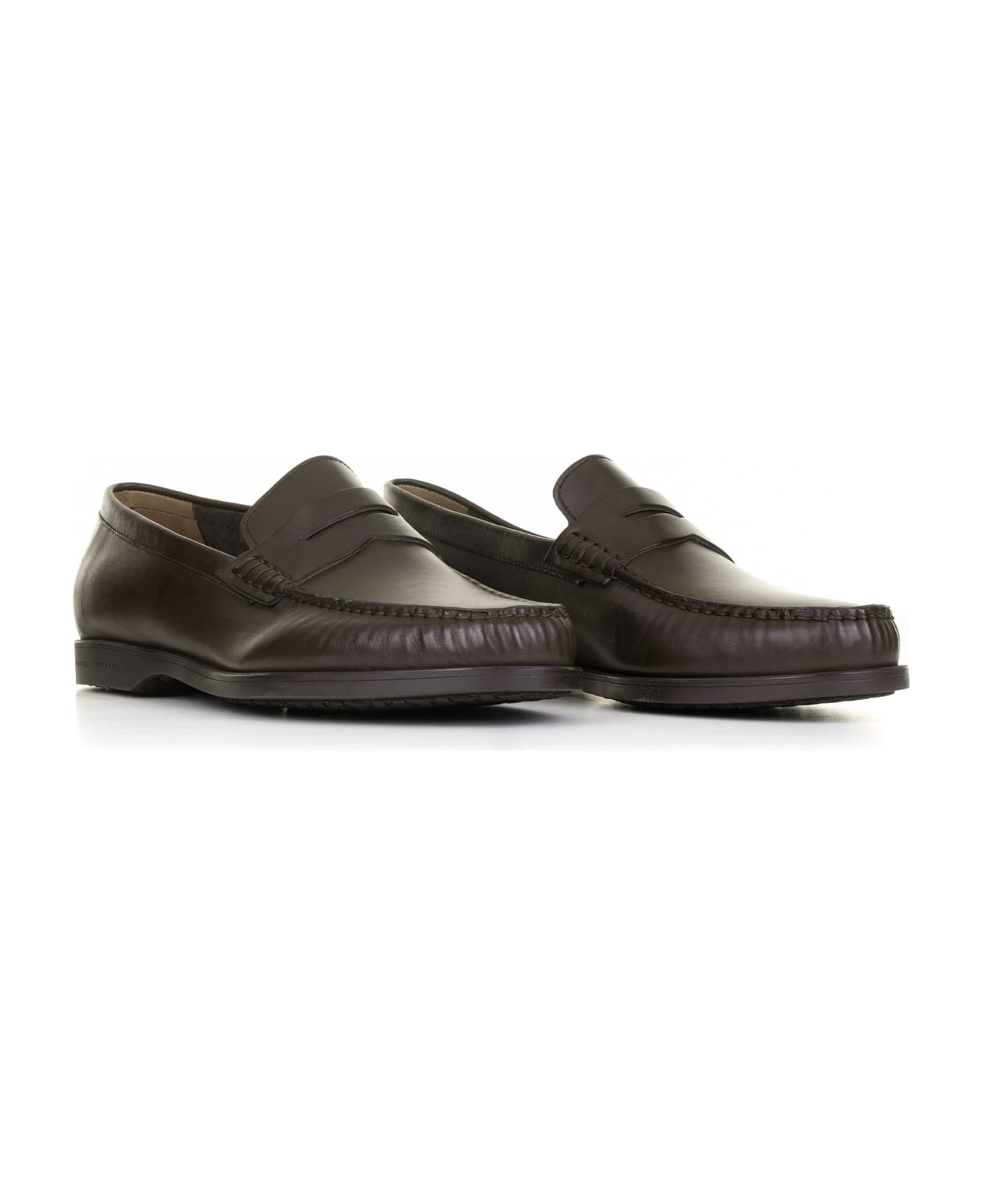 Fratelli Rossetti Brown Leather Moccasin - T.MORO