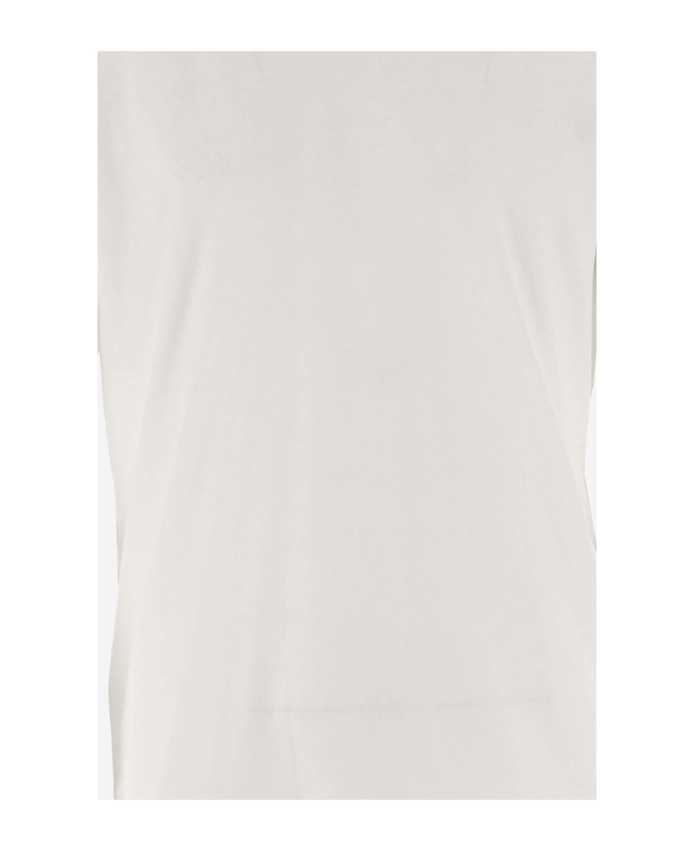 Ten C Cotton T-shirt With Logo - White シャツ
