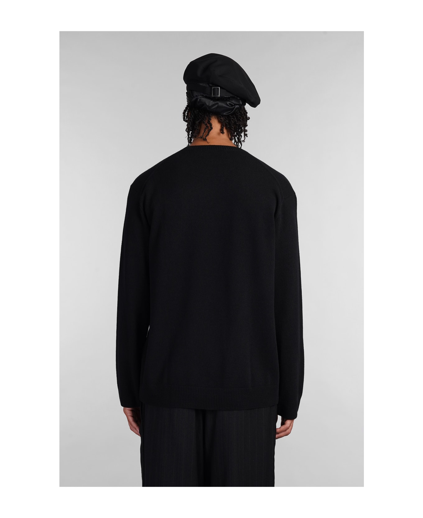 Yohji Yamamoto Knitwear In Black Wool - black