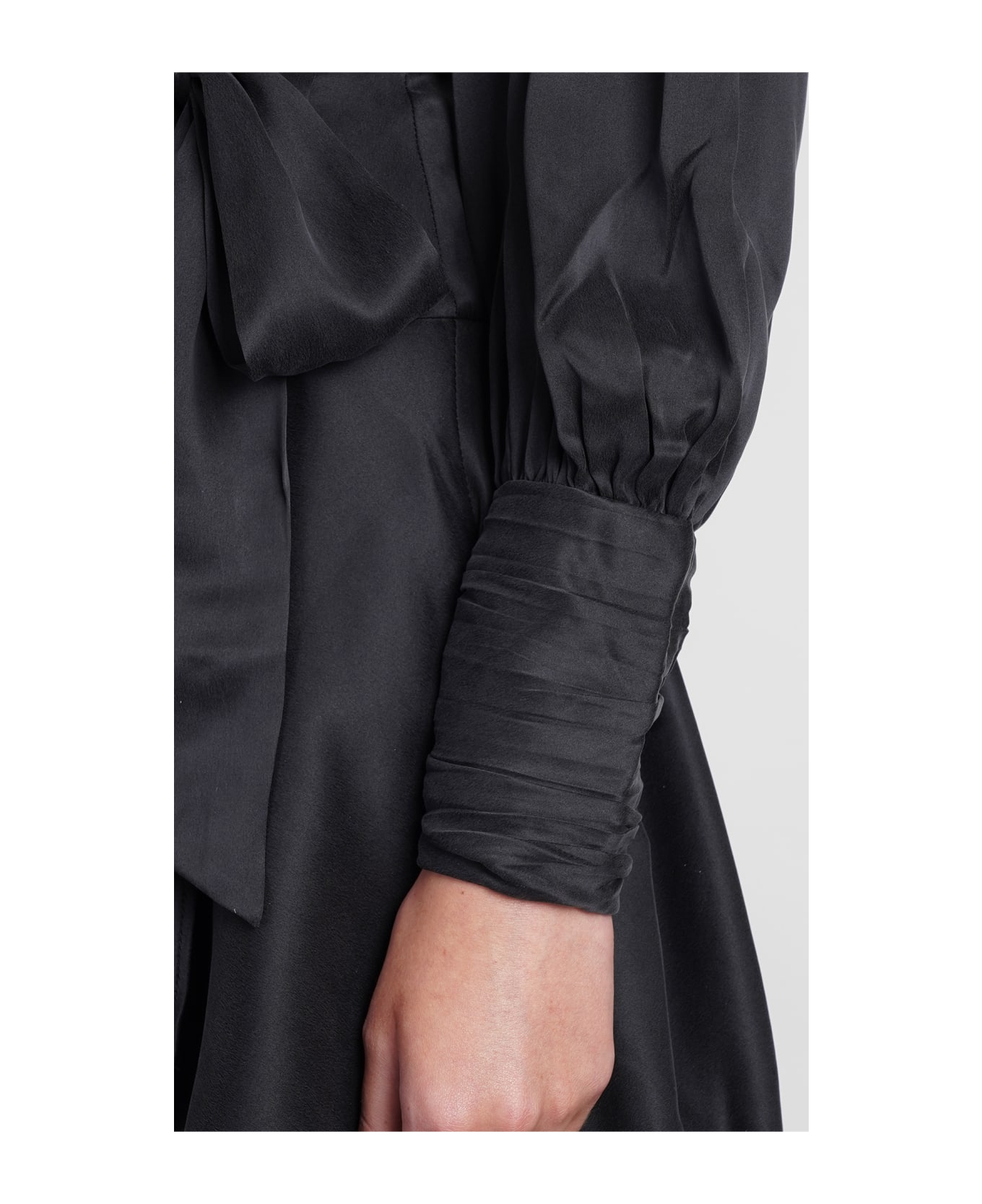 Zimmermann Dress In Black Silk - black
