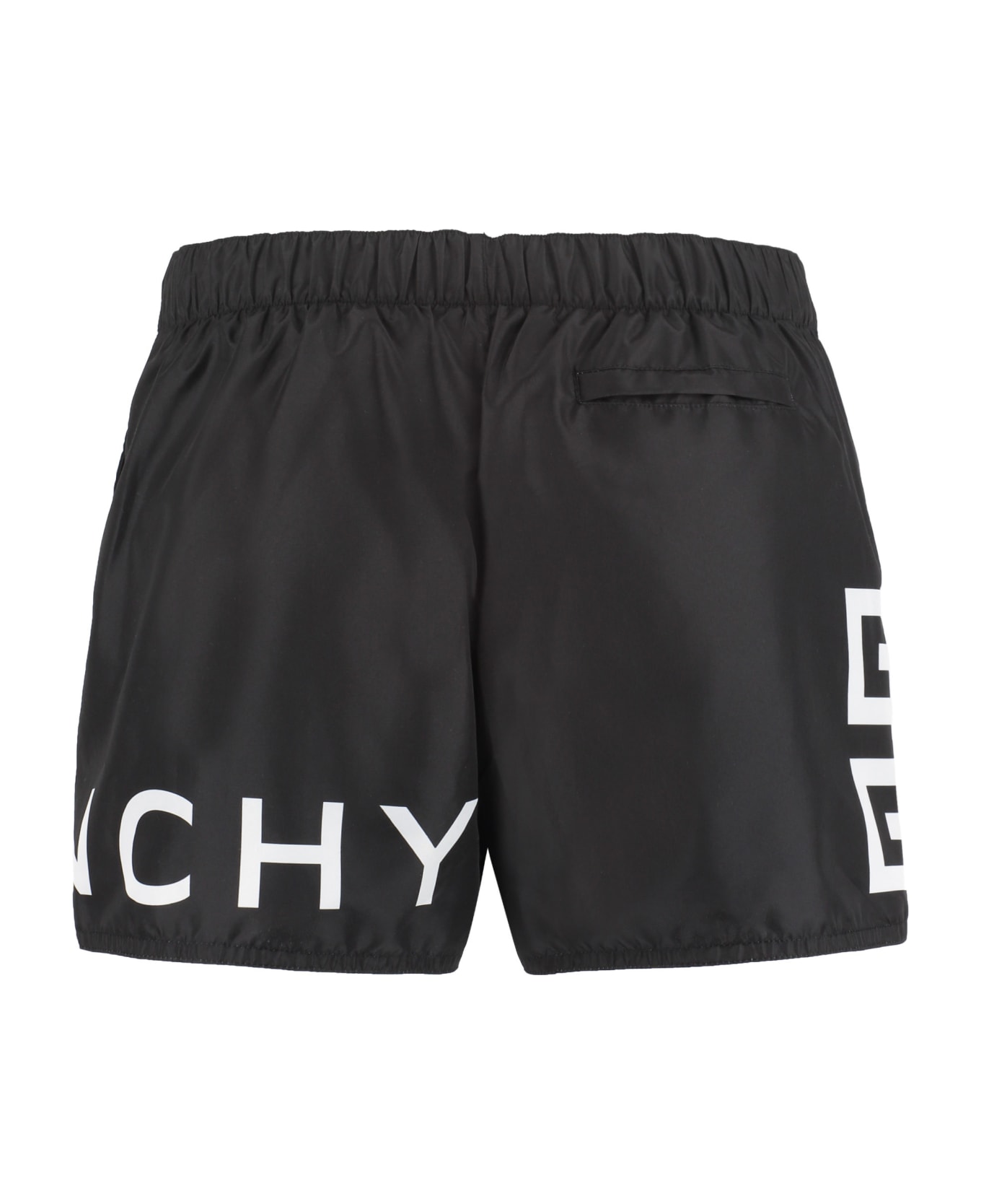 Givenchy Logo Print Swim Shorts - black