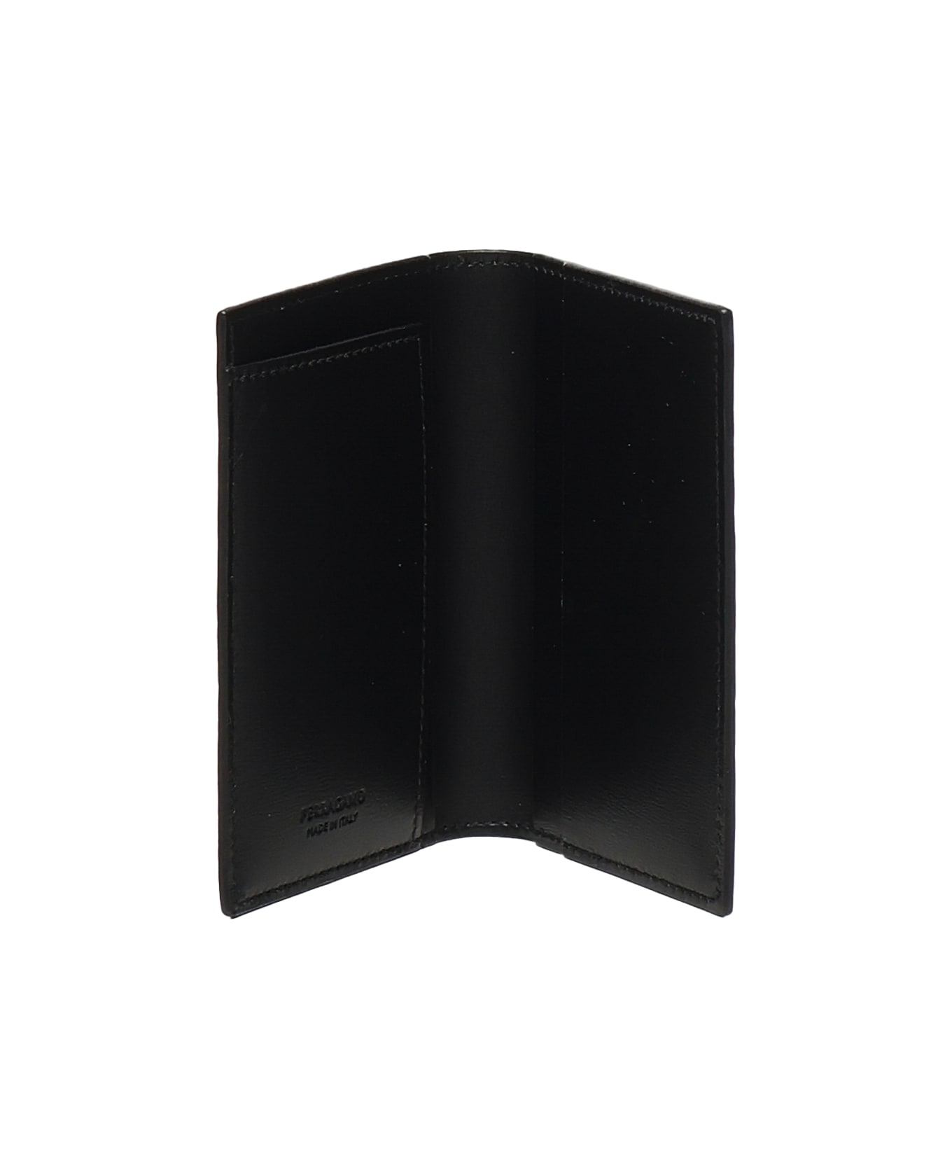 Ferragamo Gancini Organizer Wallet - Black