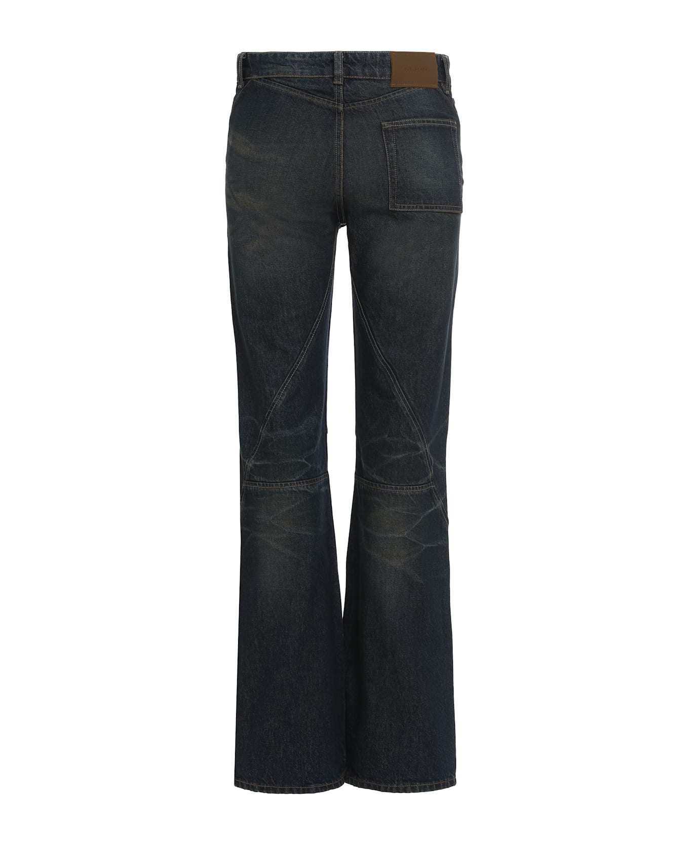 Our Legacy Flared Jeans Moto Cut - blue