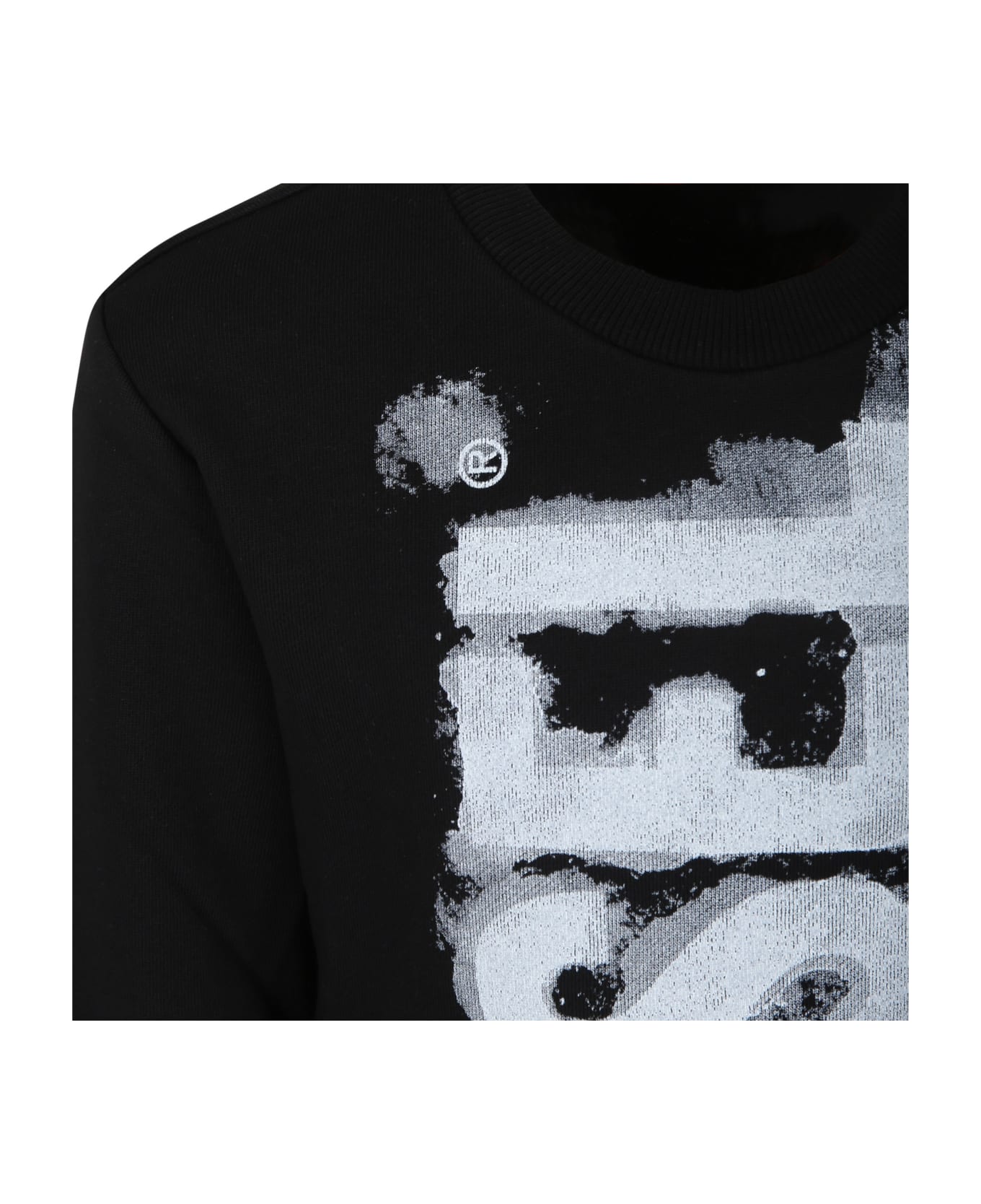 Diesel Black Sweatshirt For Boy With Logo - Black