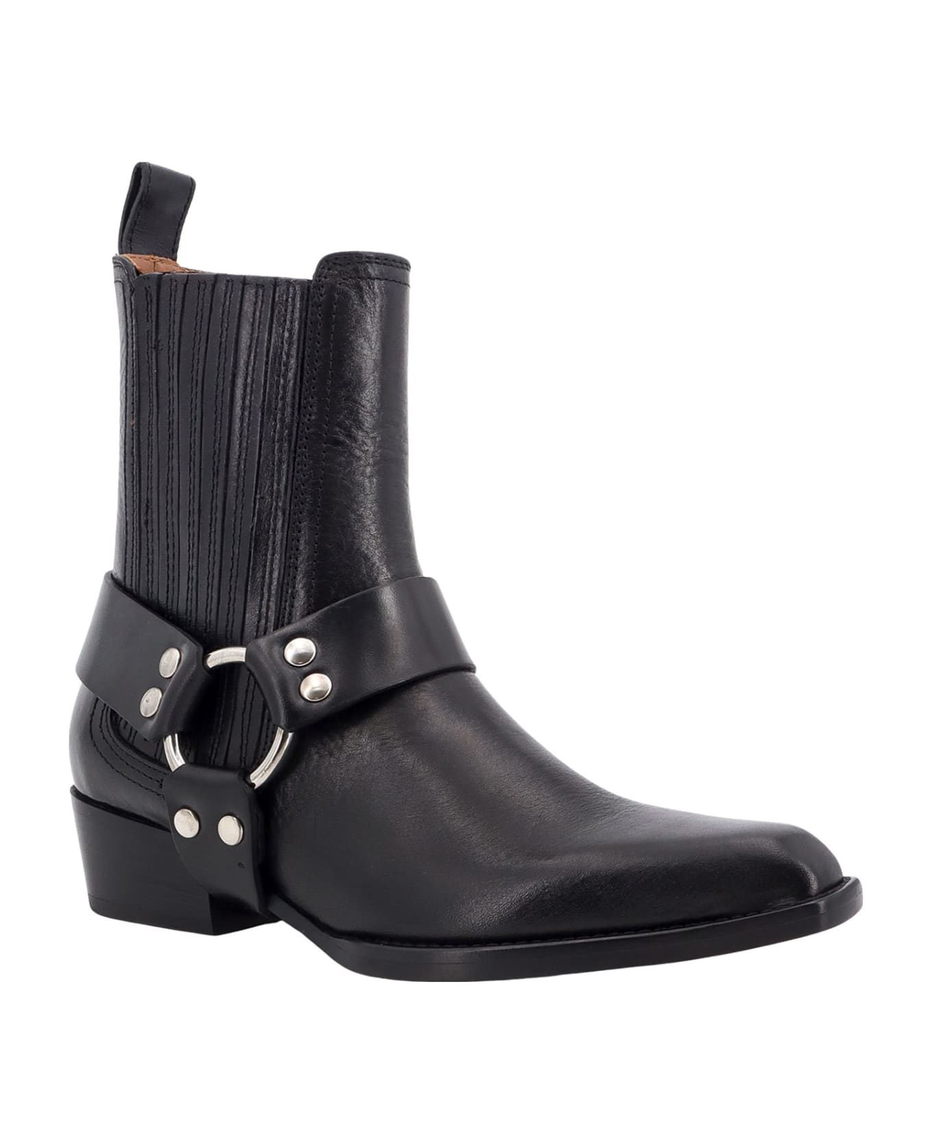 Paris Texas Helena Ankle Boots - Black