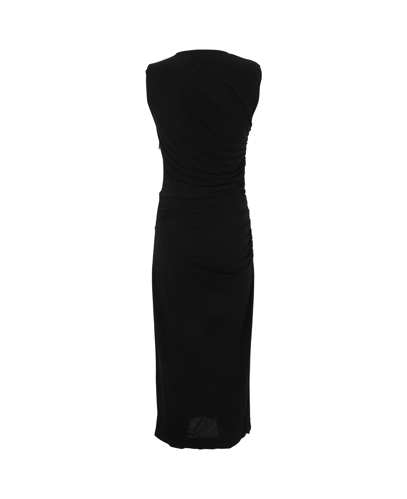Dsquared2 Shirred Long Dress - Black