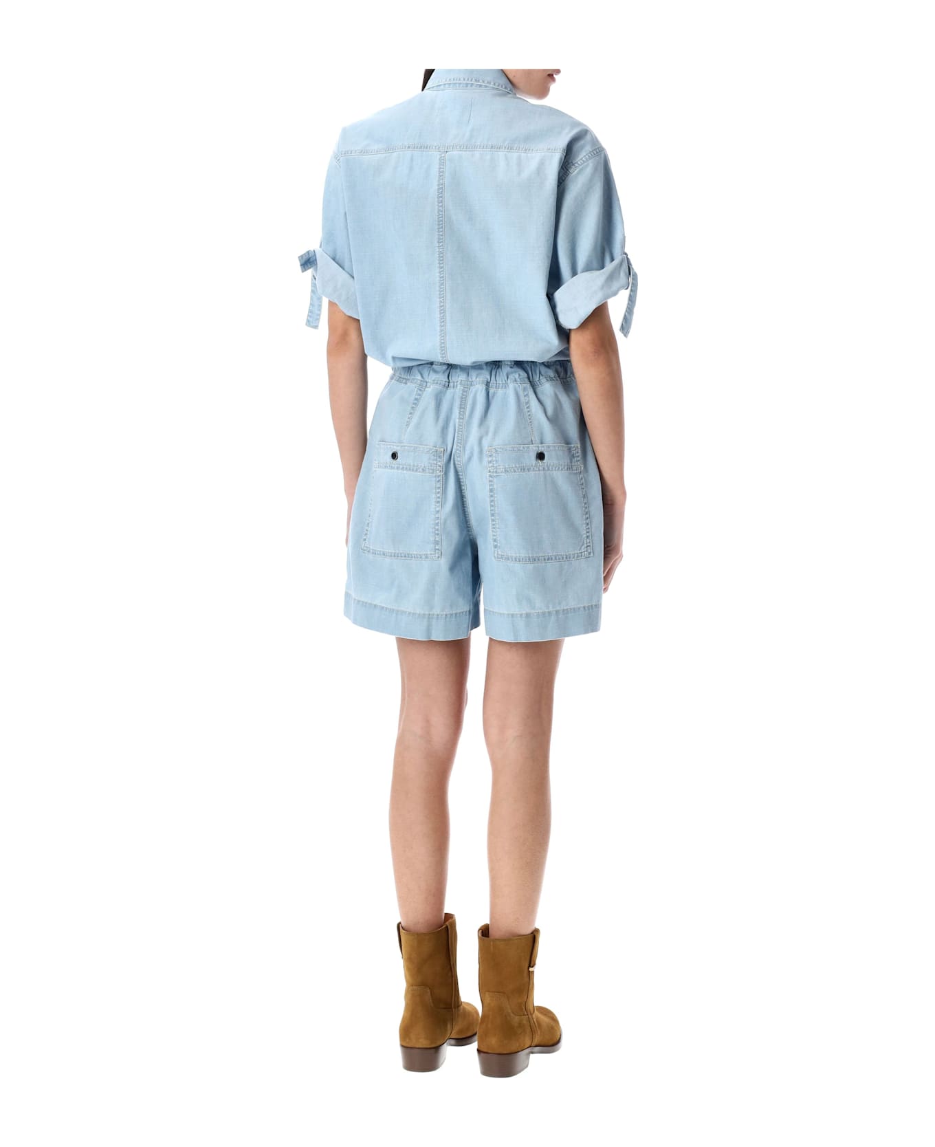 Marant Étoile Vally Short Jumpsuit - LIGHT BLUE