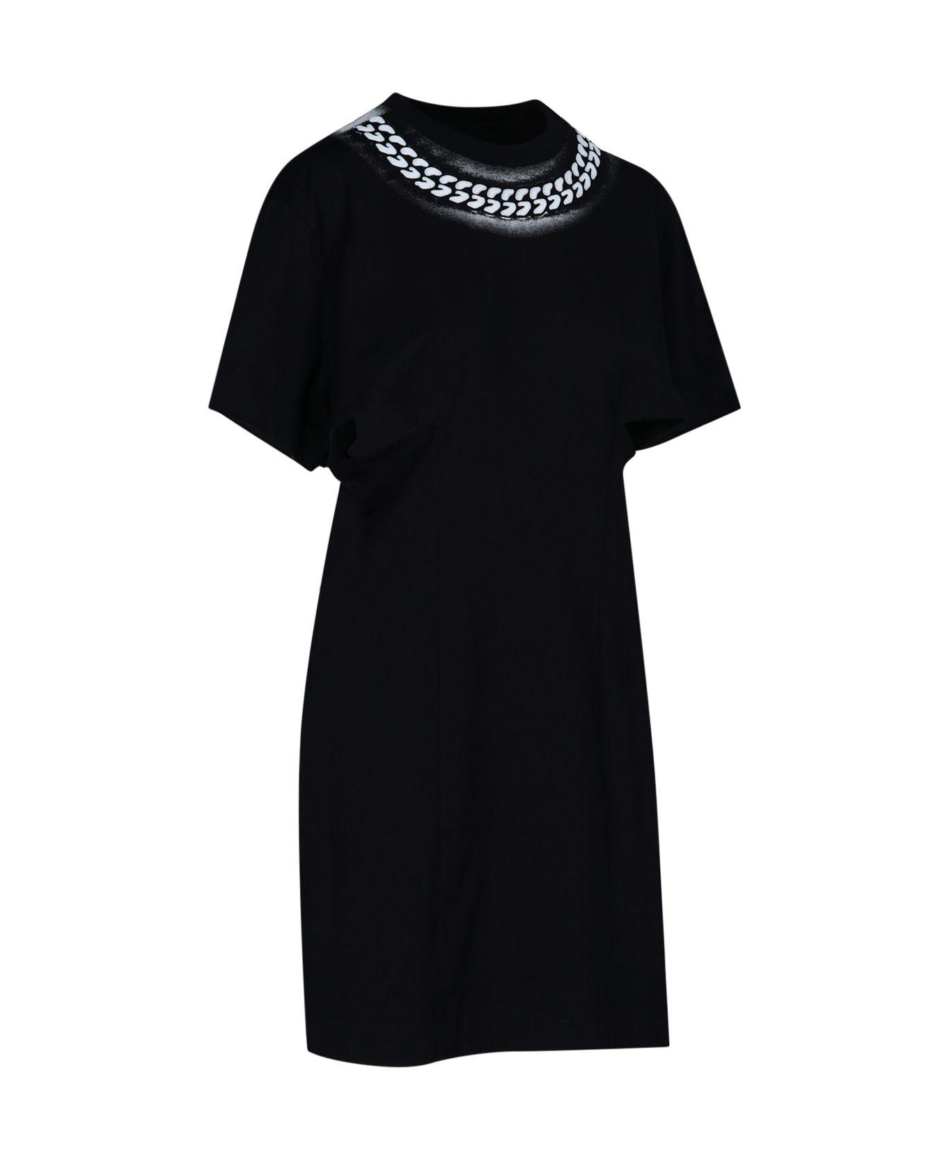 Givenchy Cut-out Detail Dress - BLACK