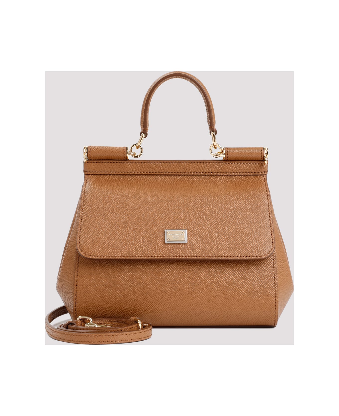 Dolce 
Gabbana Miss Sicily Bag - Caramello
