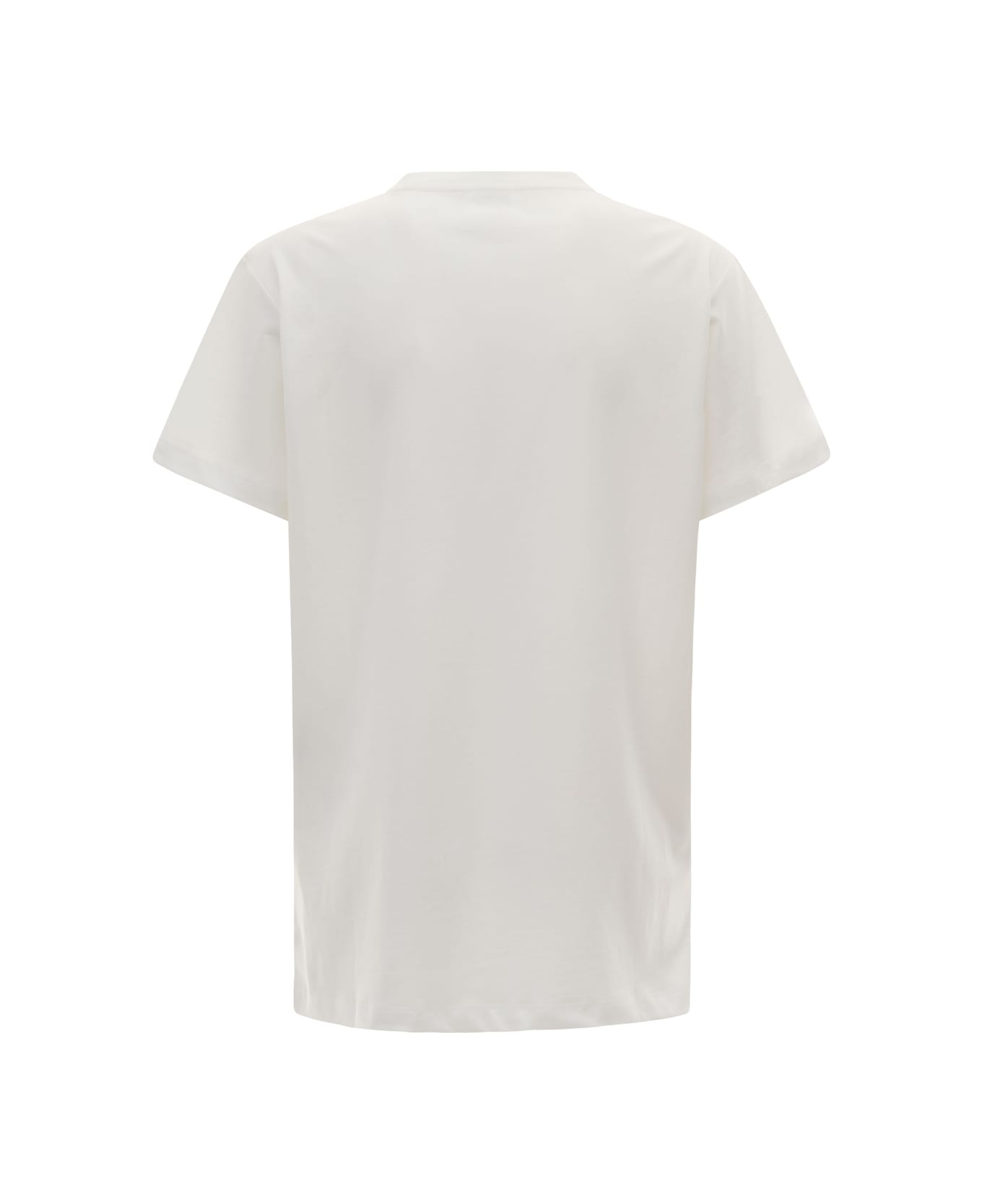 Marant Étoile 'aby' White Crewneck T-shirt With Small Logo Print Woman Isabel Marant Etoile - White Tシャツ