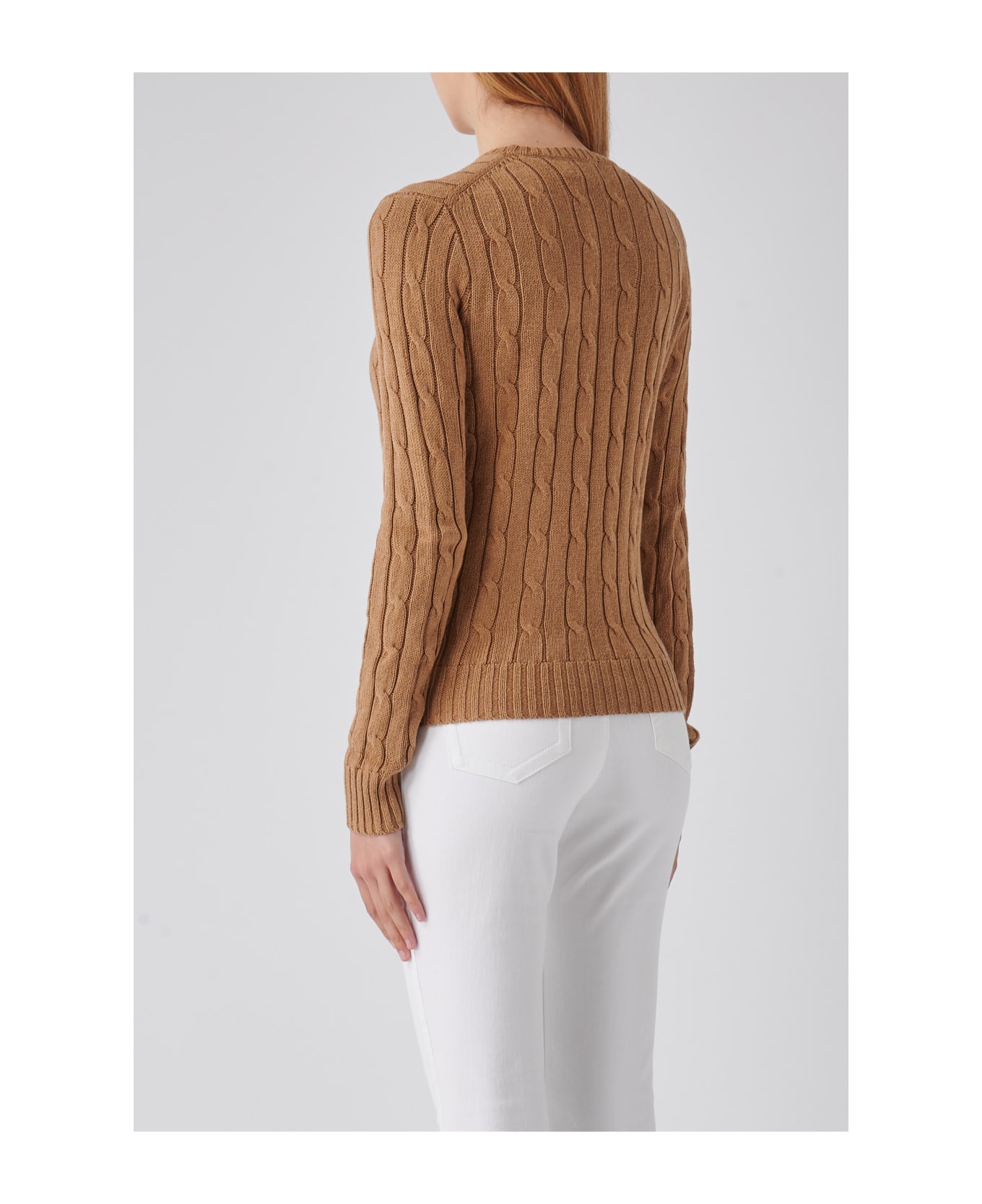 Polo Ralph Lauren Julianna Sweater - CAMEL MELANGE ニットウェア