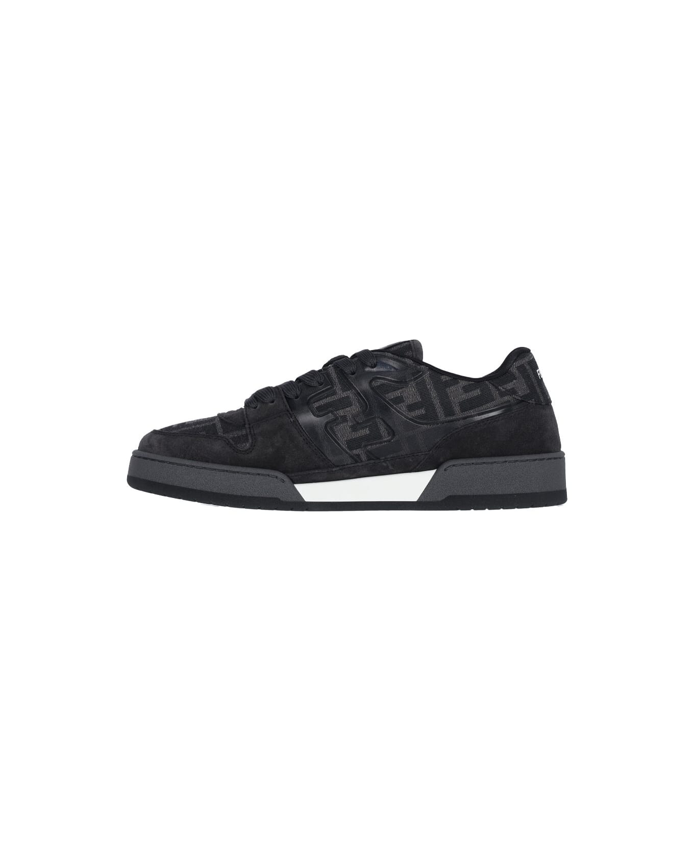 Fendi "match" Low-top Sneakers - Black  