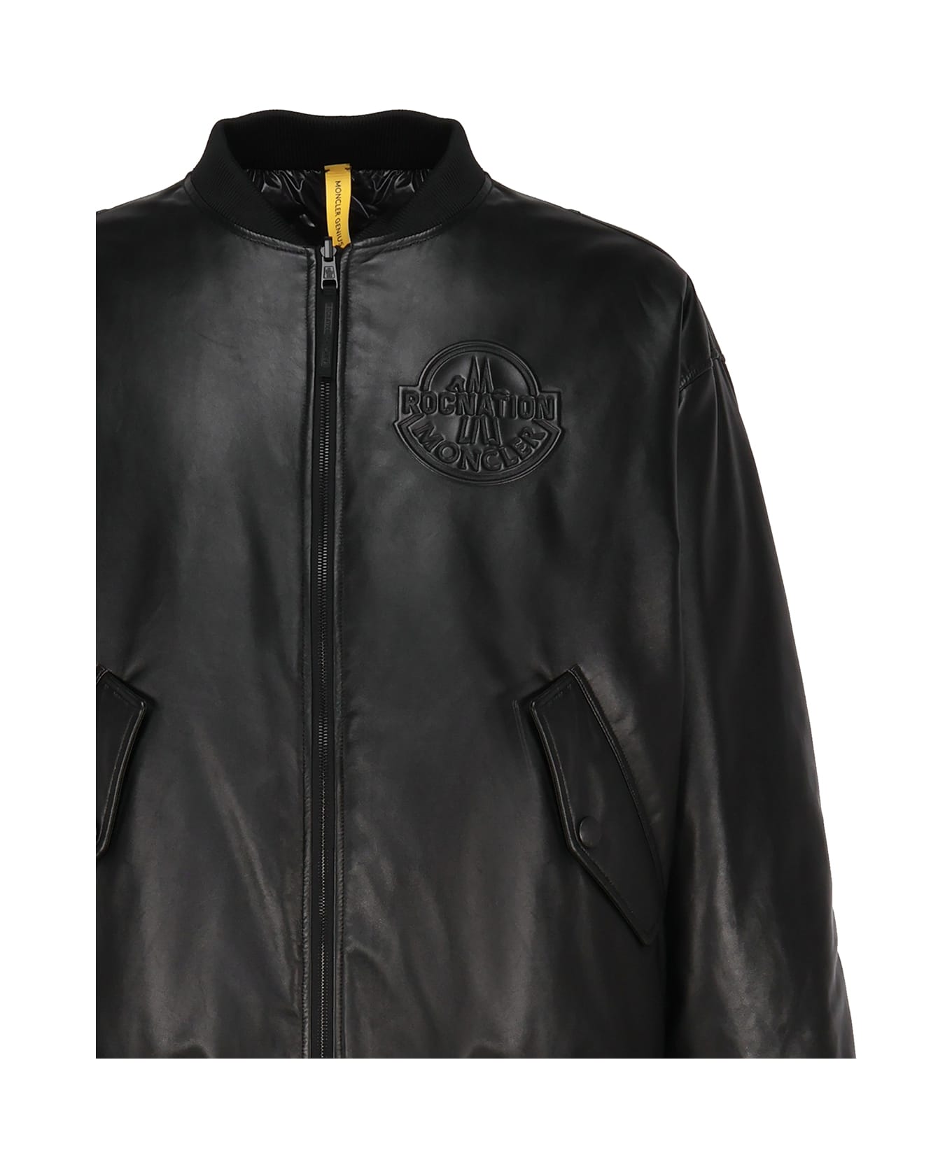 Moncler Genius Reversible Leather Jacket - Black レザージャケット