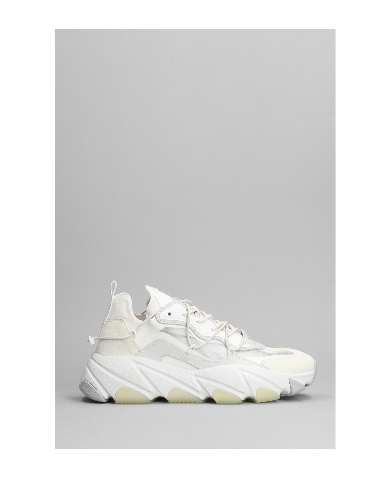 Ash Extra Bis Sneakers In White Synthetic Fibers - White