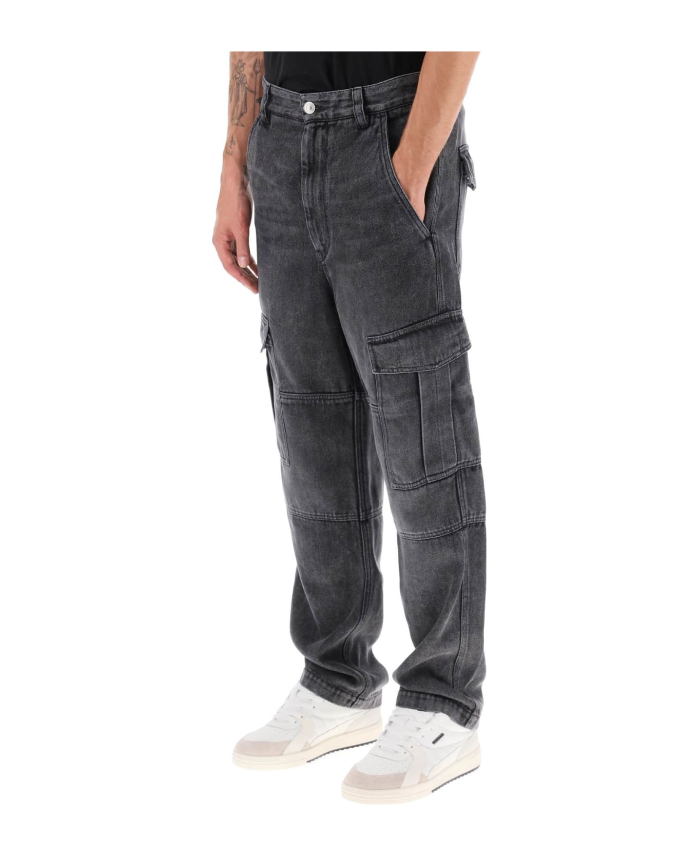 Isabel Marant Terence Cargo Jeans - GREY (Grey)