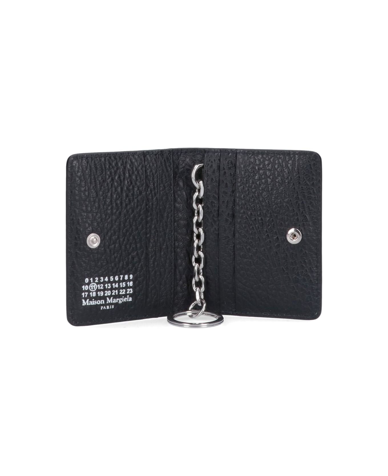Maison Margiela Leather Cardholder - Black