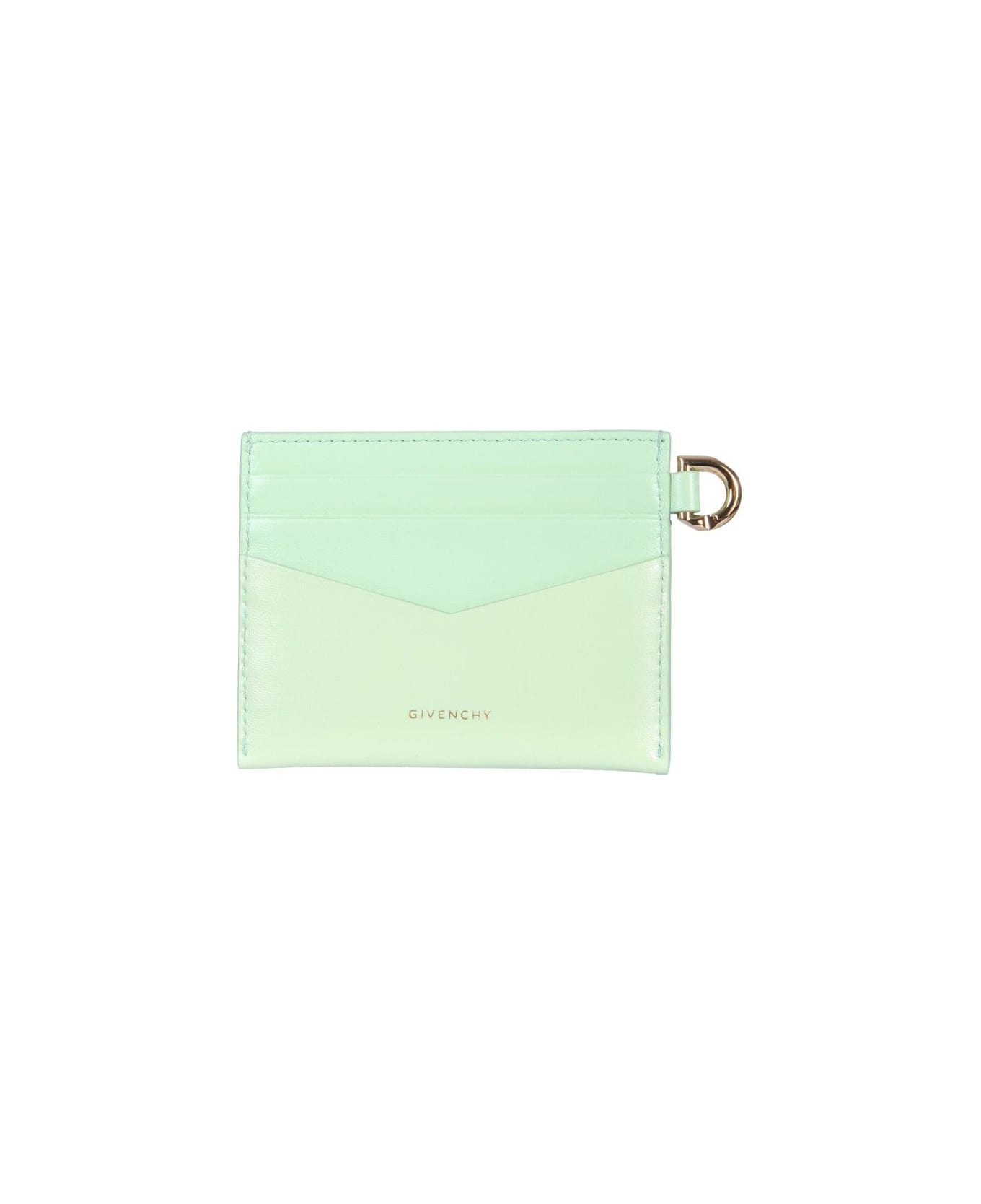 Givenchy Logo Plaque Card Holder - GREEN