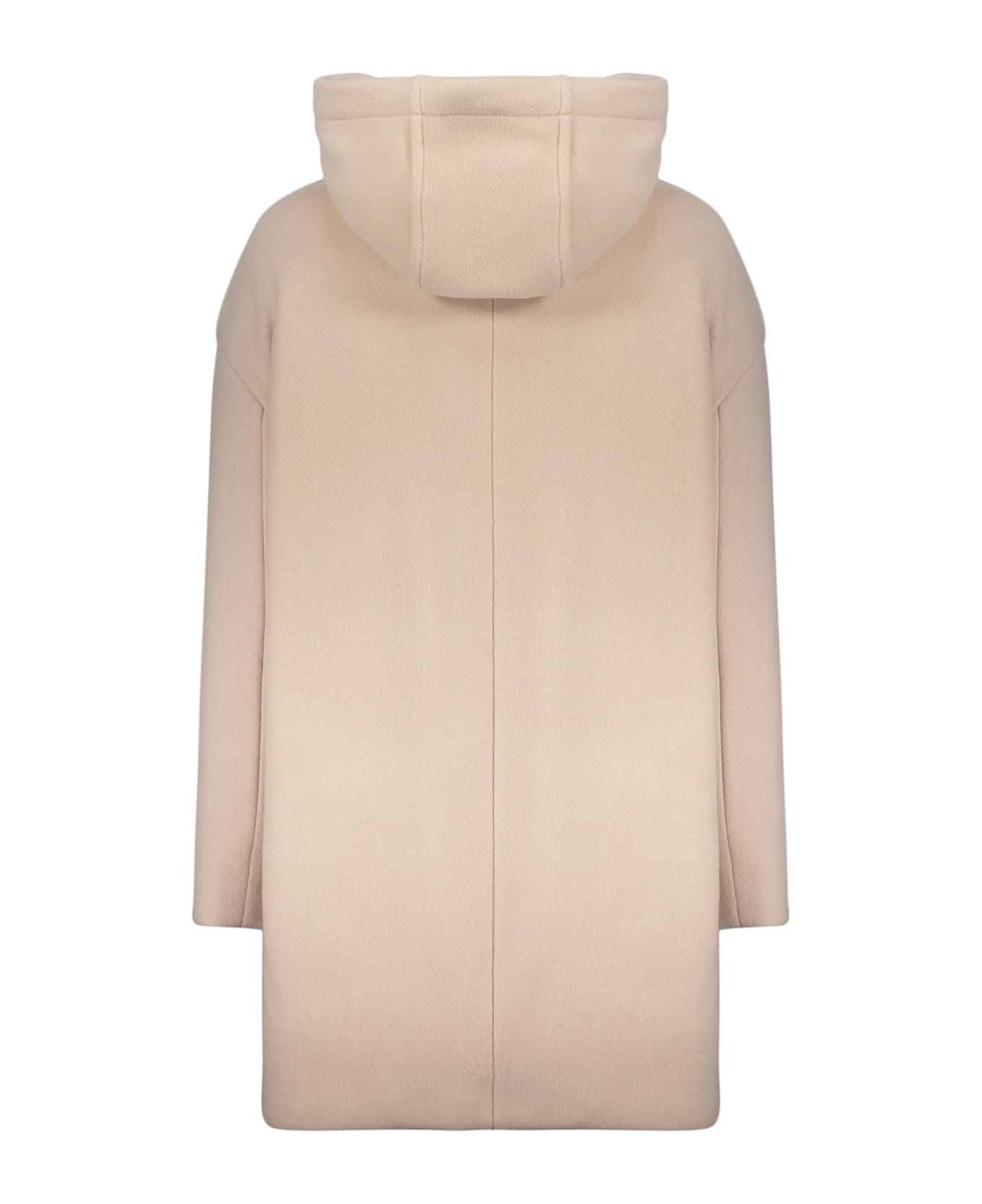 Herno Padded Wool-blend Coat - Pink