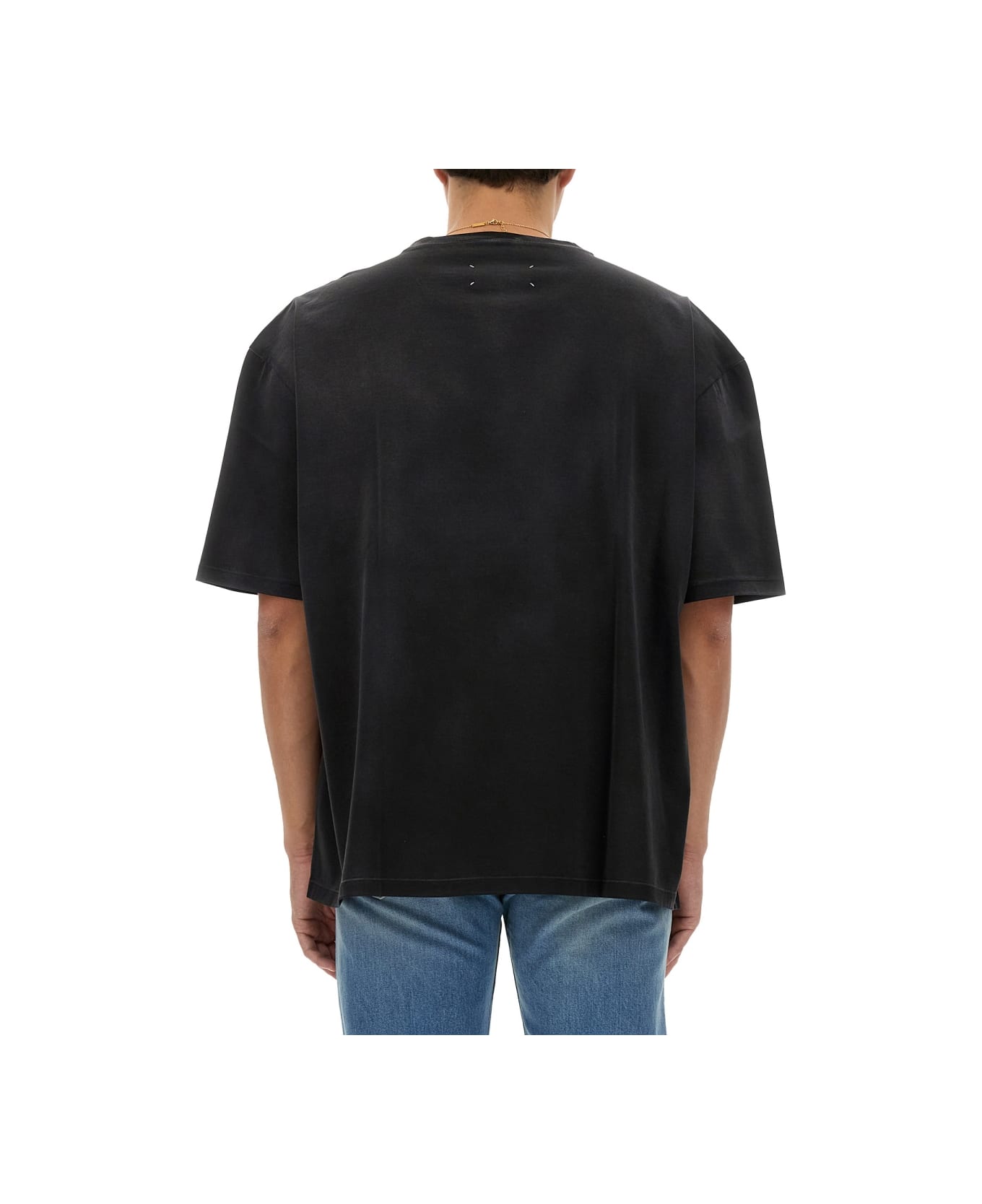Maison Margiela Jersey T-shirt - BLACK シャツ