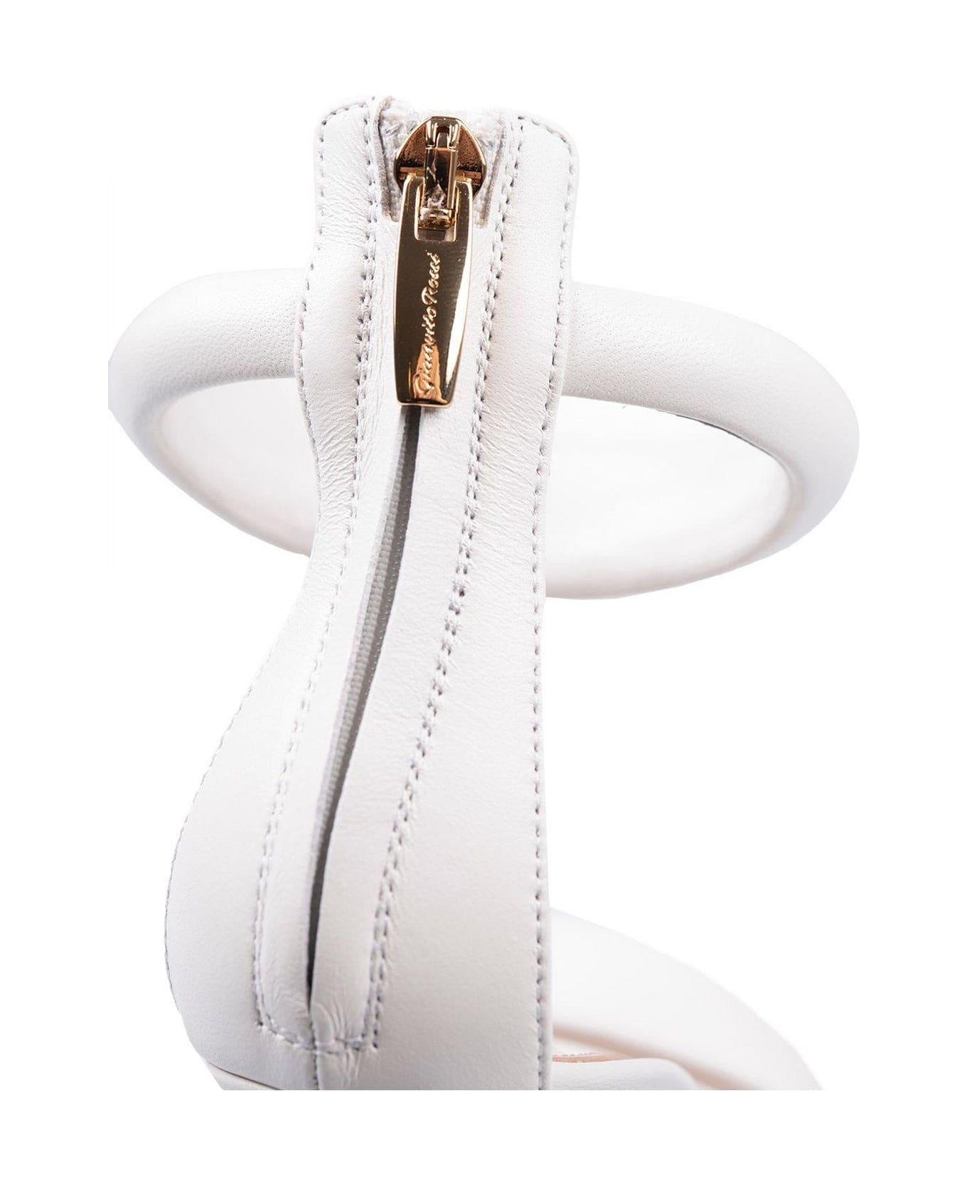 Gianvito Rossi White Bijoux Sandal - Bianco
