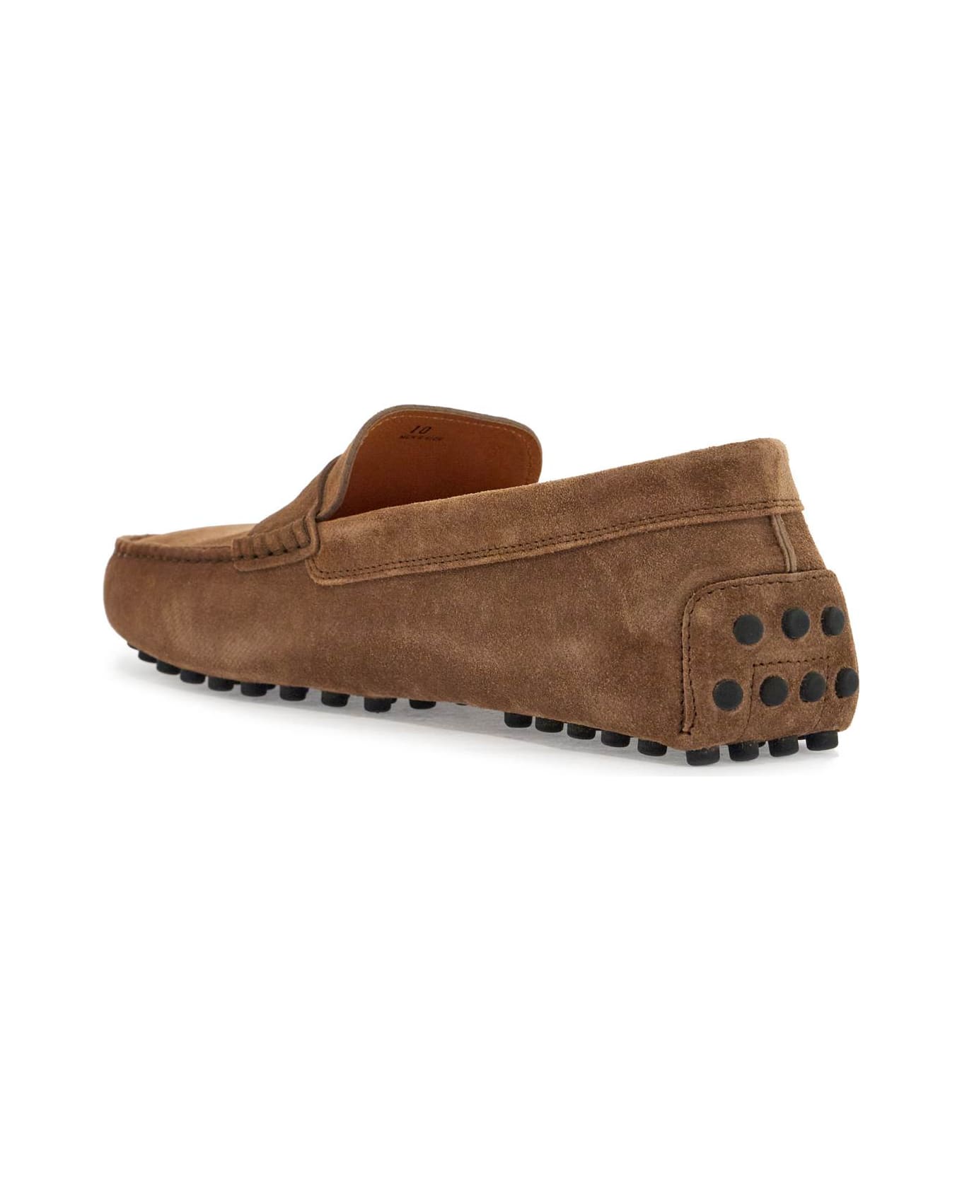 Tod
s Light Walnut Leather Driving Moccasin - NOCE CHIARO (Brown)