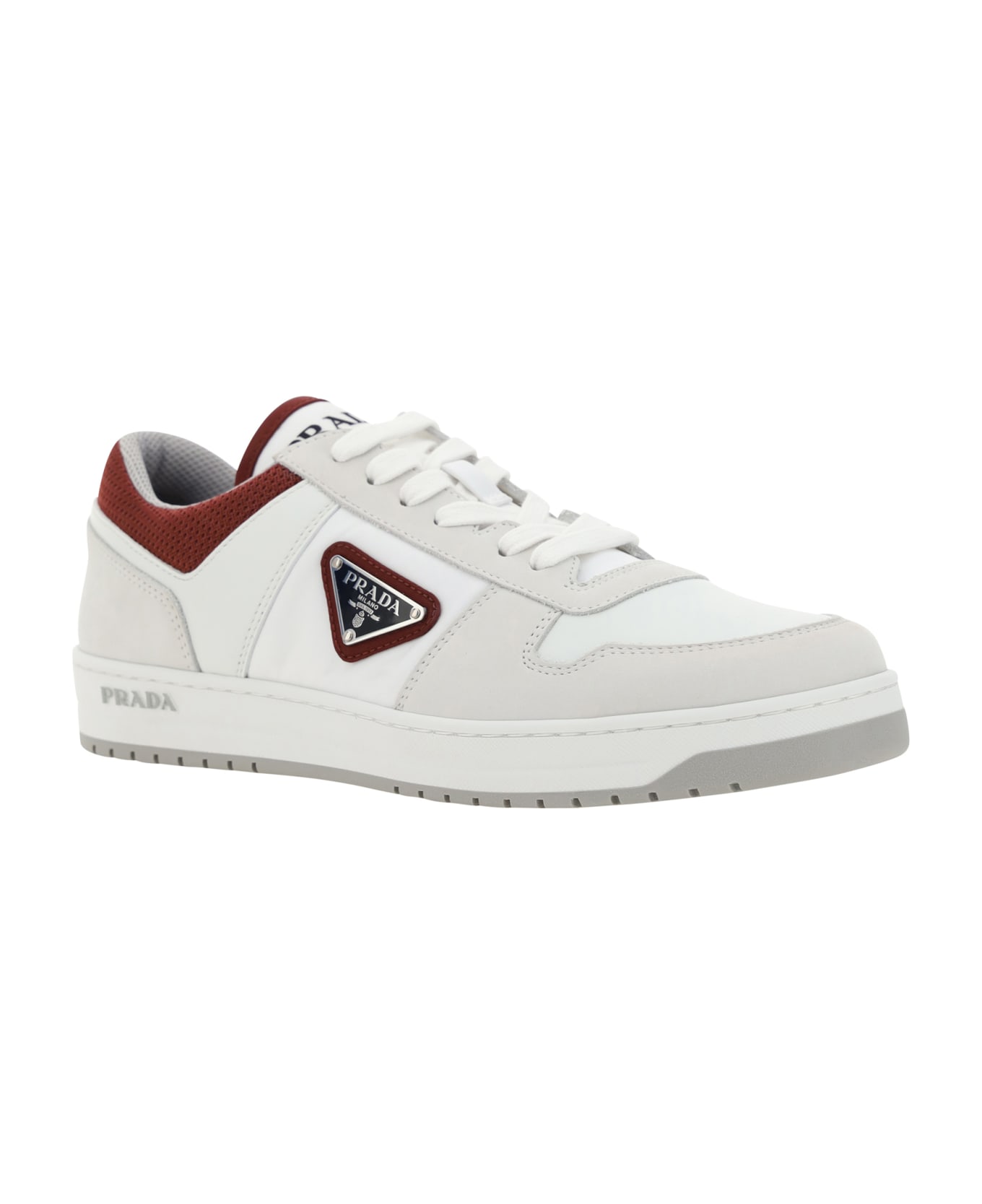 Prada Sneakers - Bianco+granato