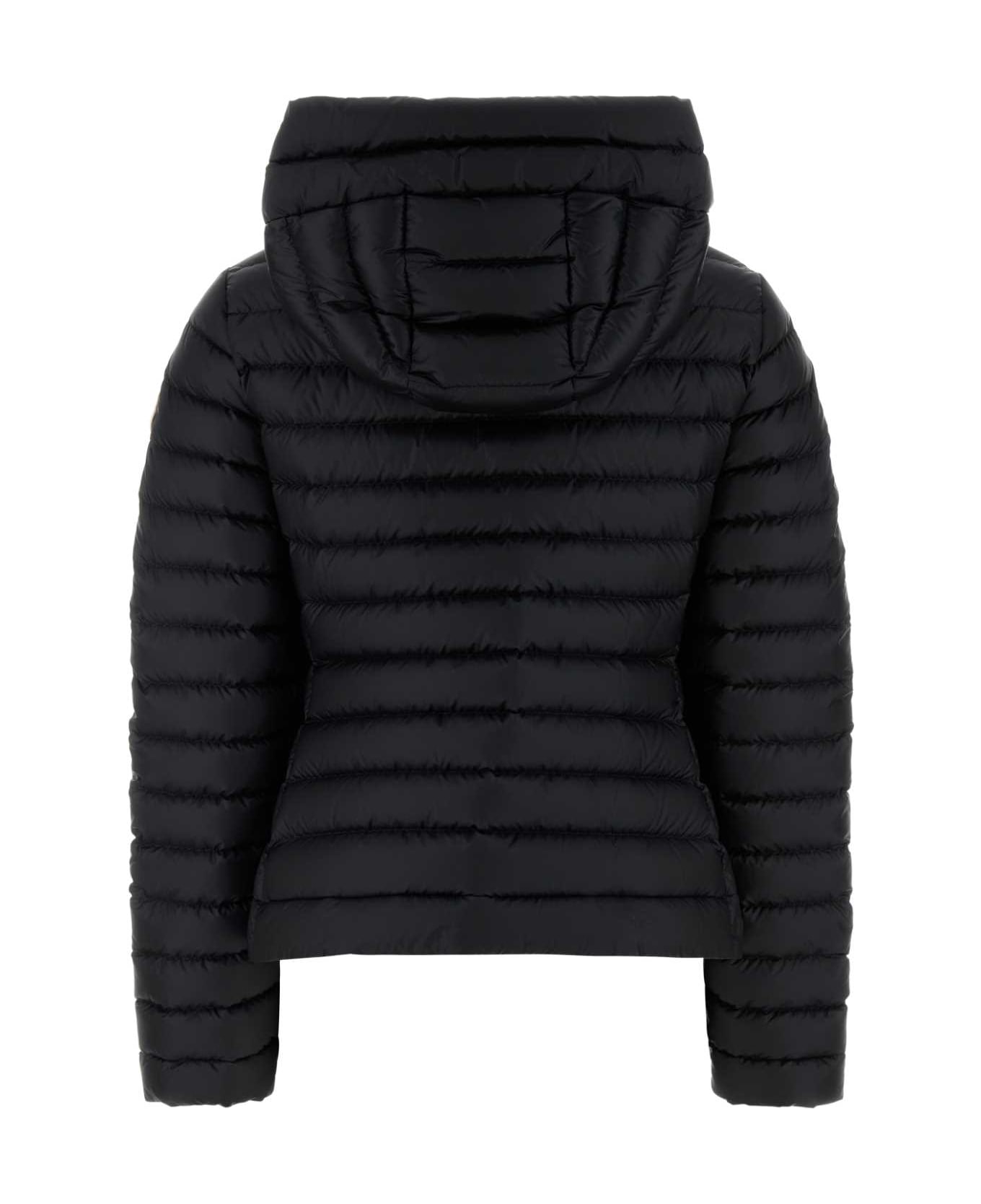 Moncler Black Nylon Ice Down Jacket - Black