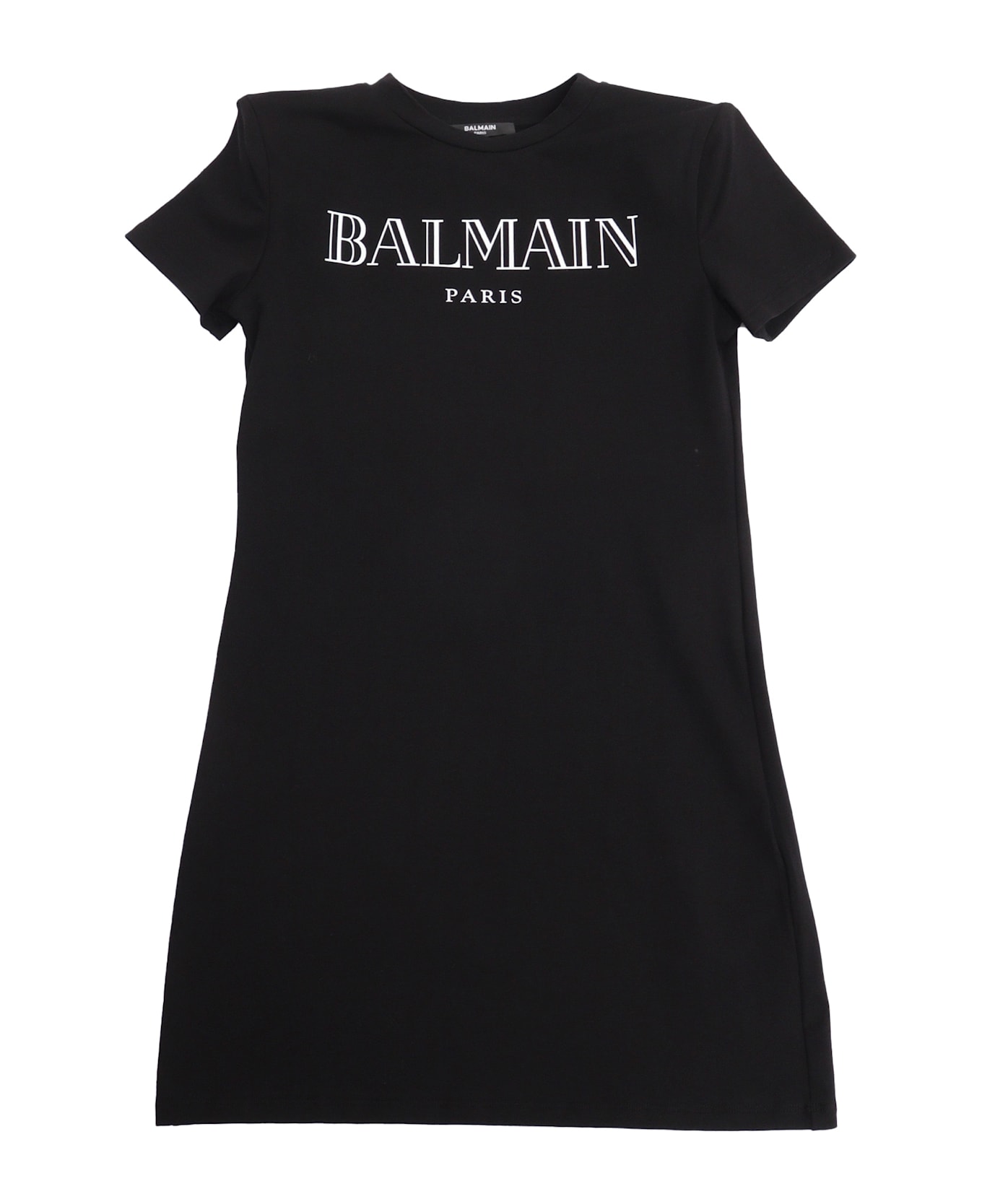 Balmain Jersey Dress - BLACK