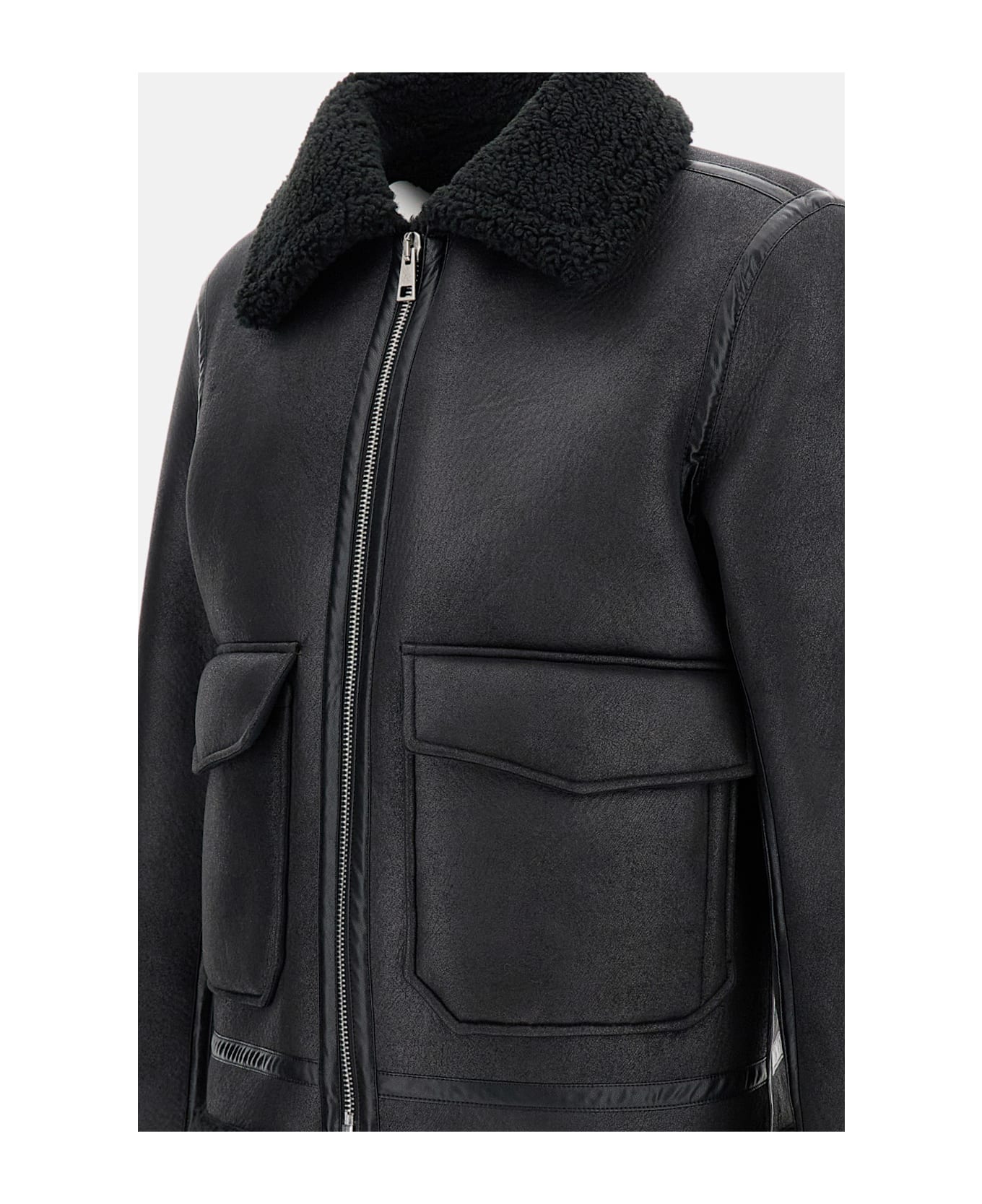 A.P.C. Synthetic Shearling - Black