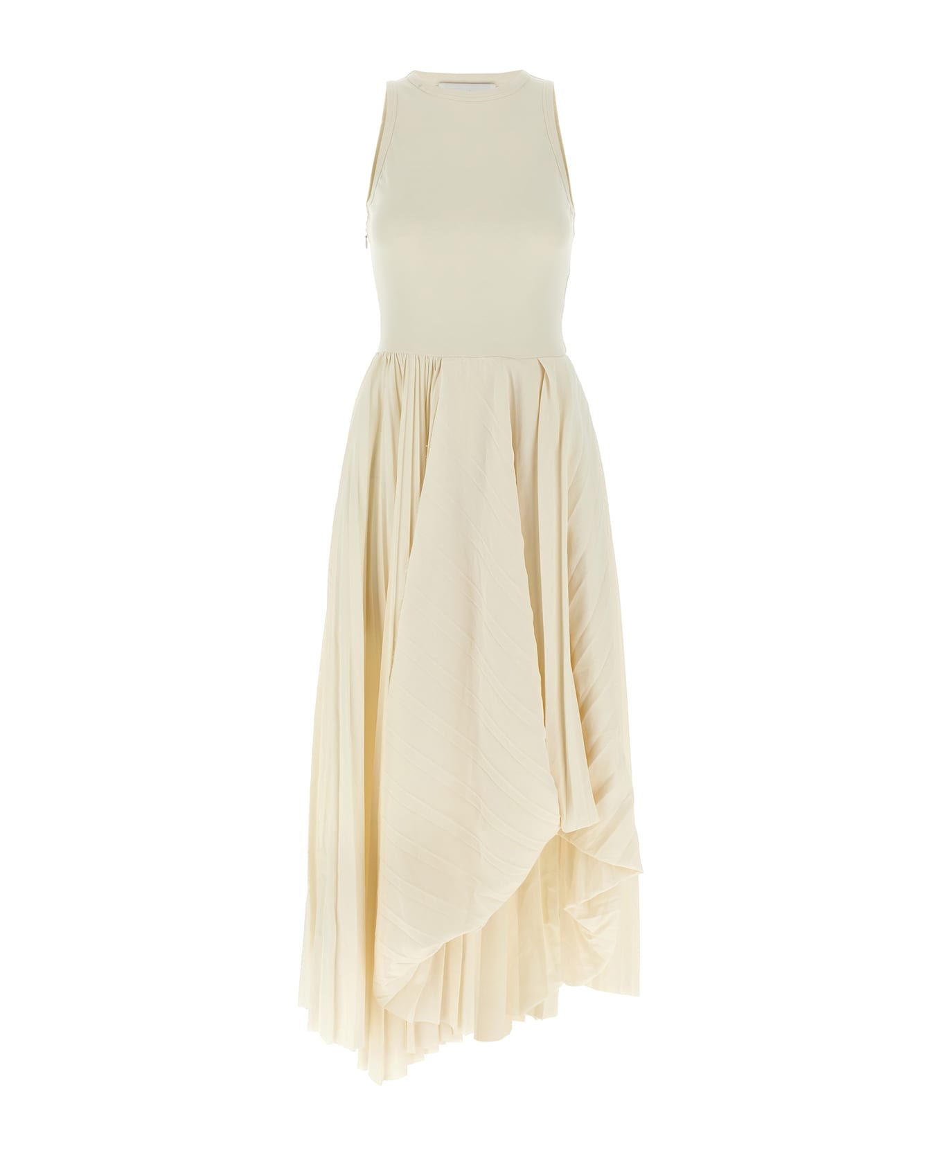 Alexander McQueen Asymmetrical Dress - White