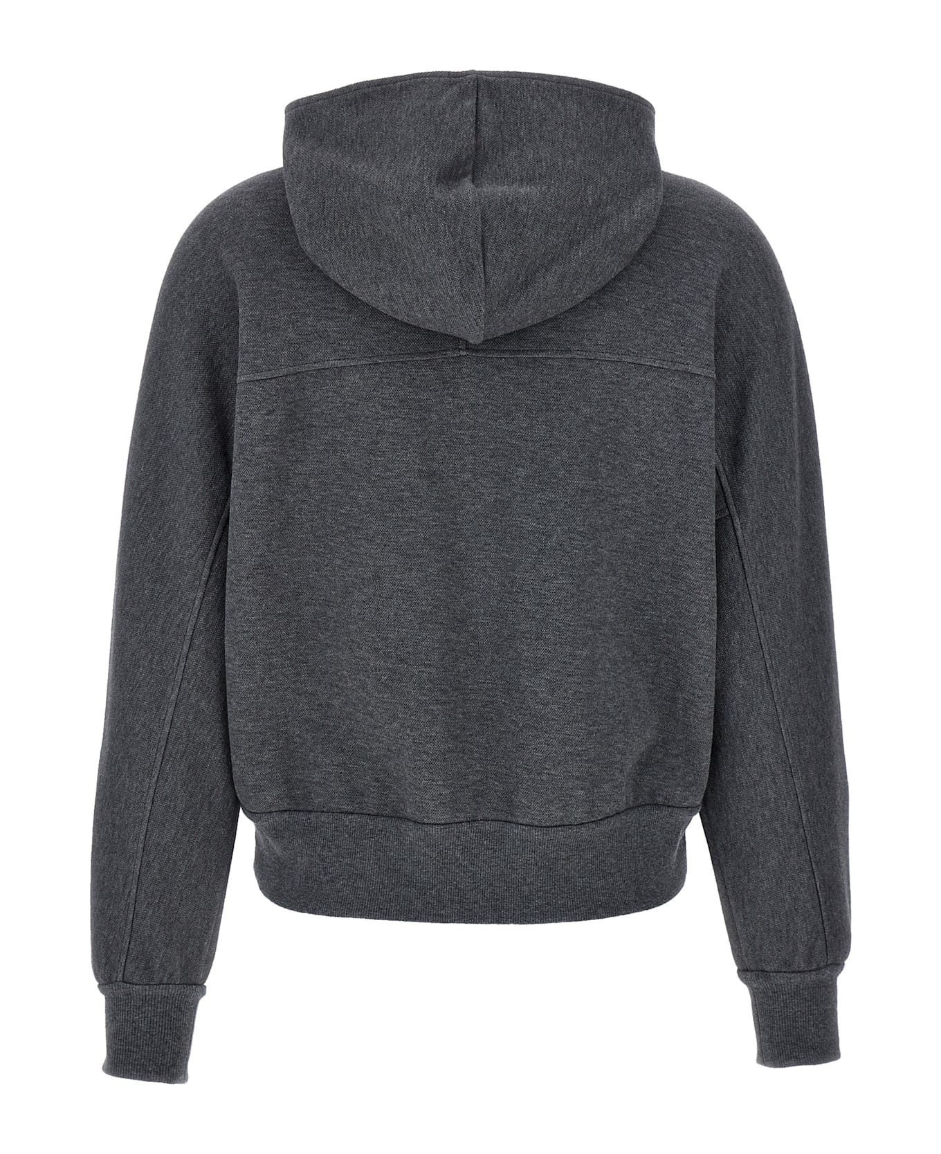 Brunello Cucinelli Logo Hoodie - Gray