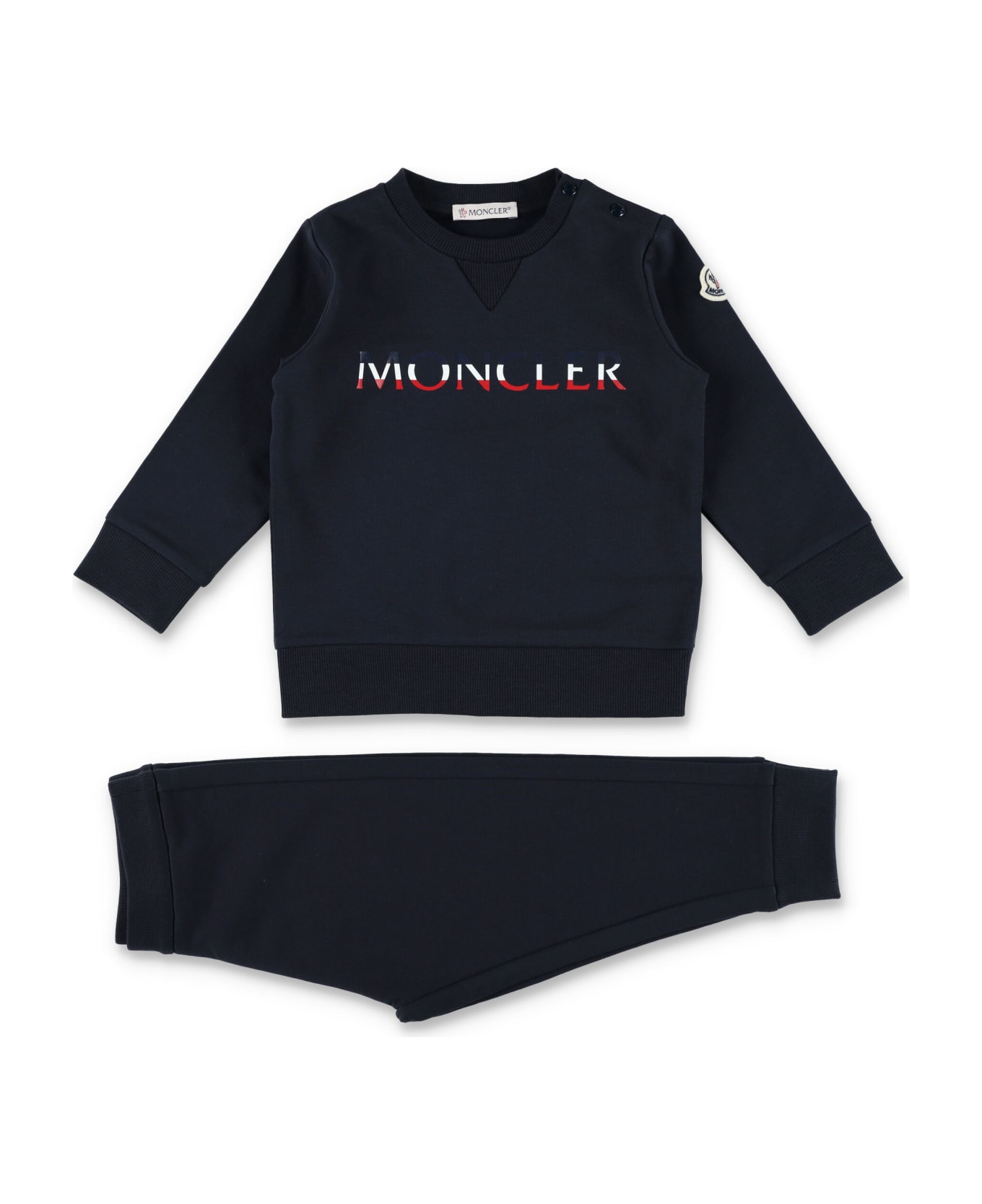 Moncler Fleece And Jogging Set - Blue