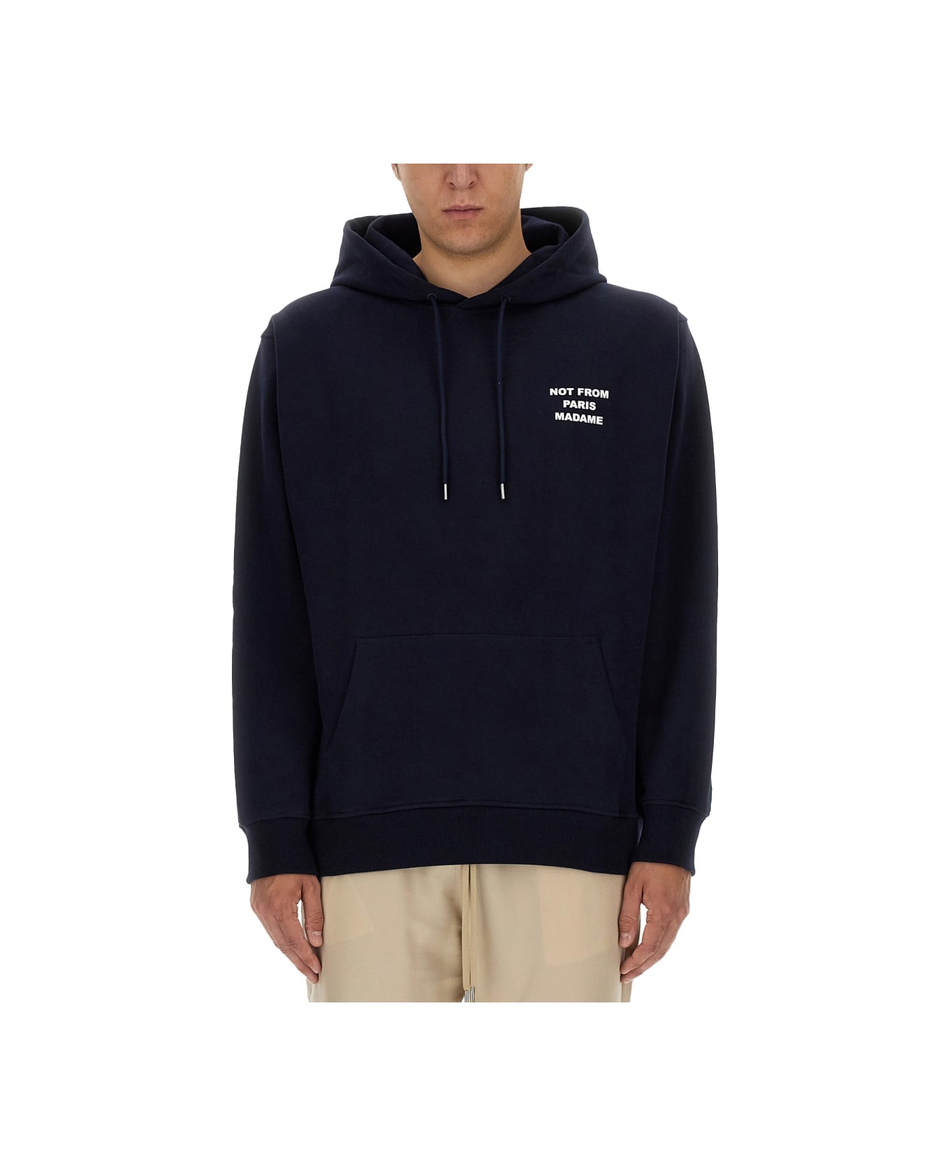 Drôle de Monsieur "slogan" Sweatshirt - BLUE